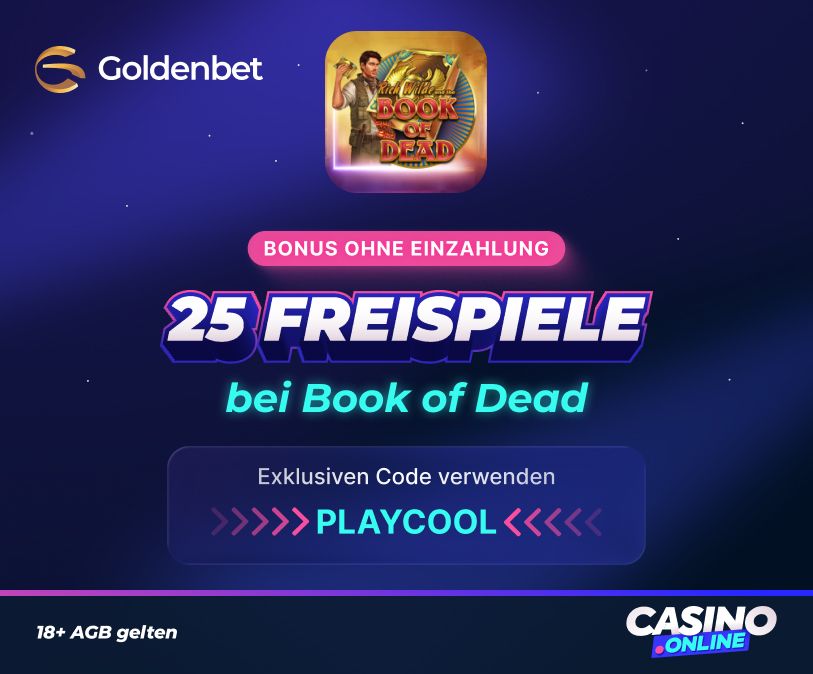 ontvang Goldzino Casino wekelijkse bonus advertentie