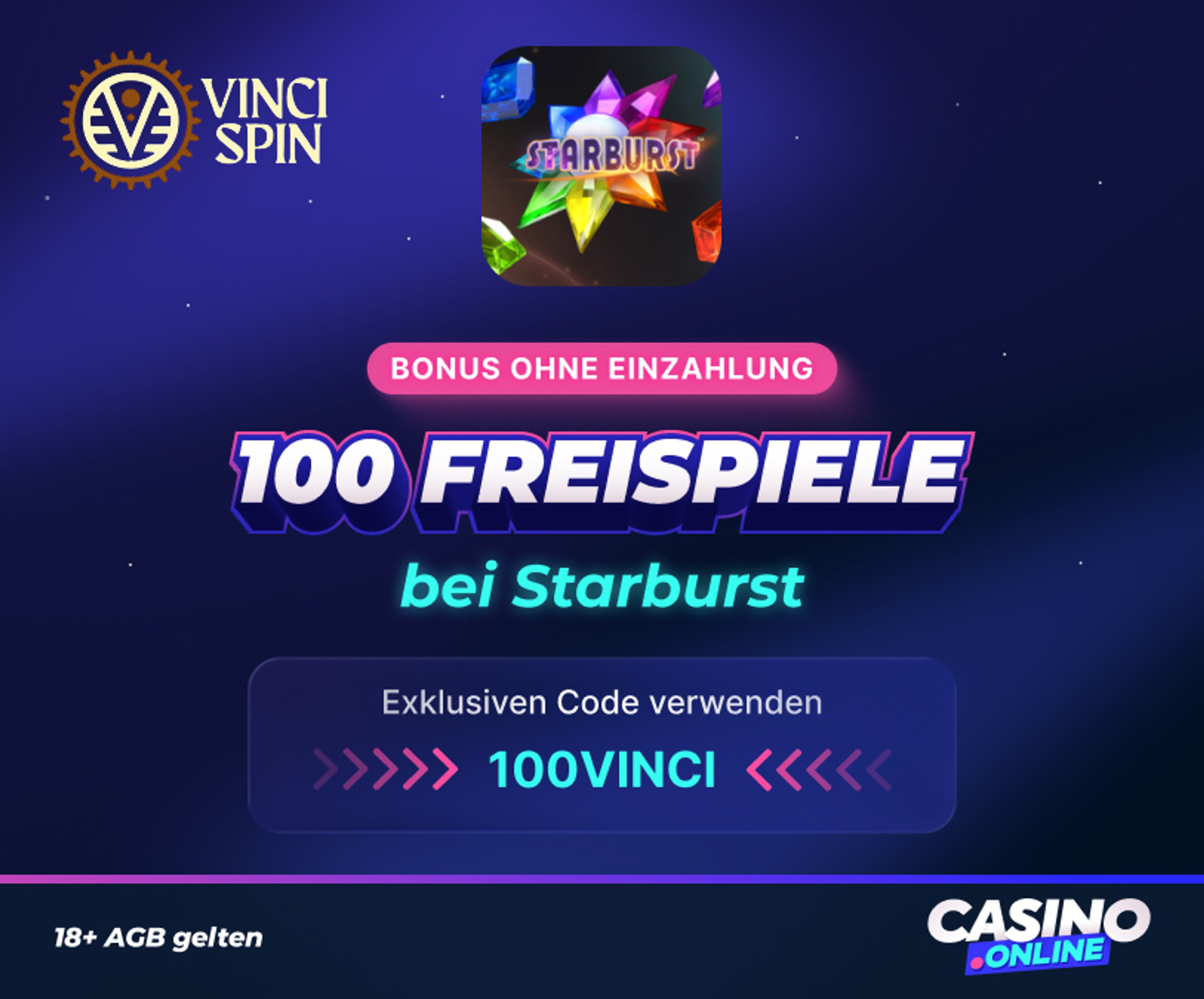 Vincispin Casino bonus ohne einzahlung