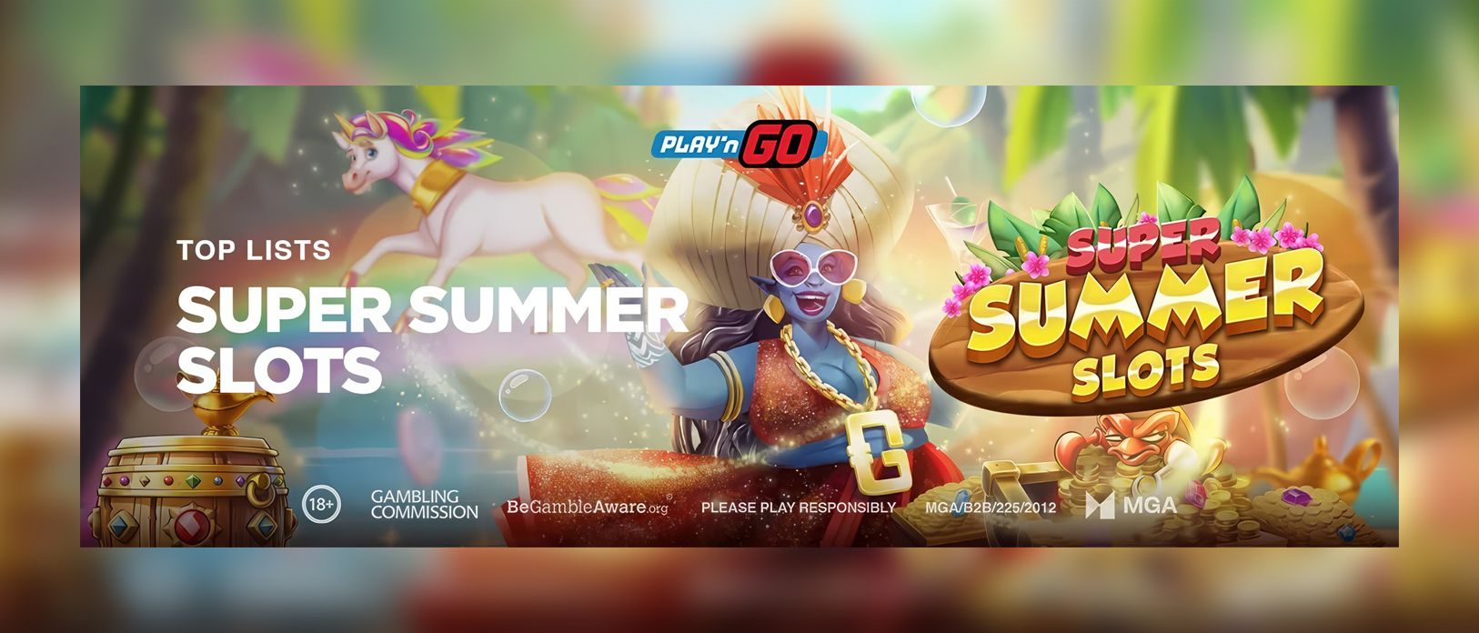 Play'n GO startet Sommer-Kampagne mit drei Slot-Titeln