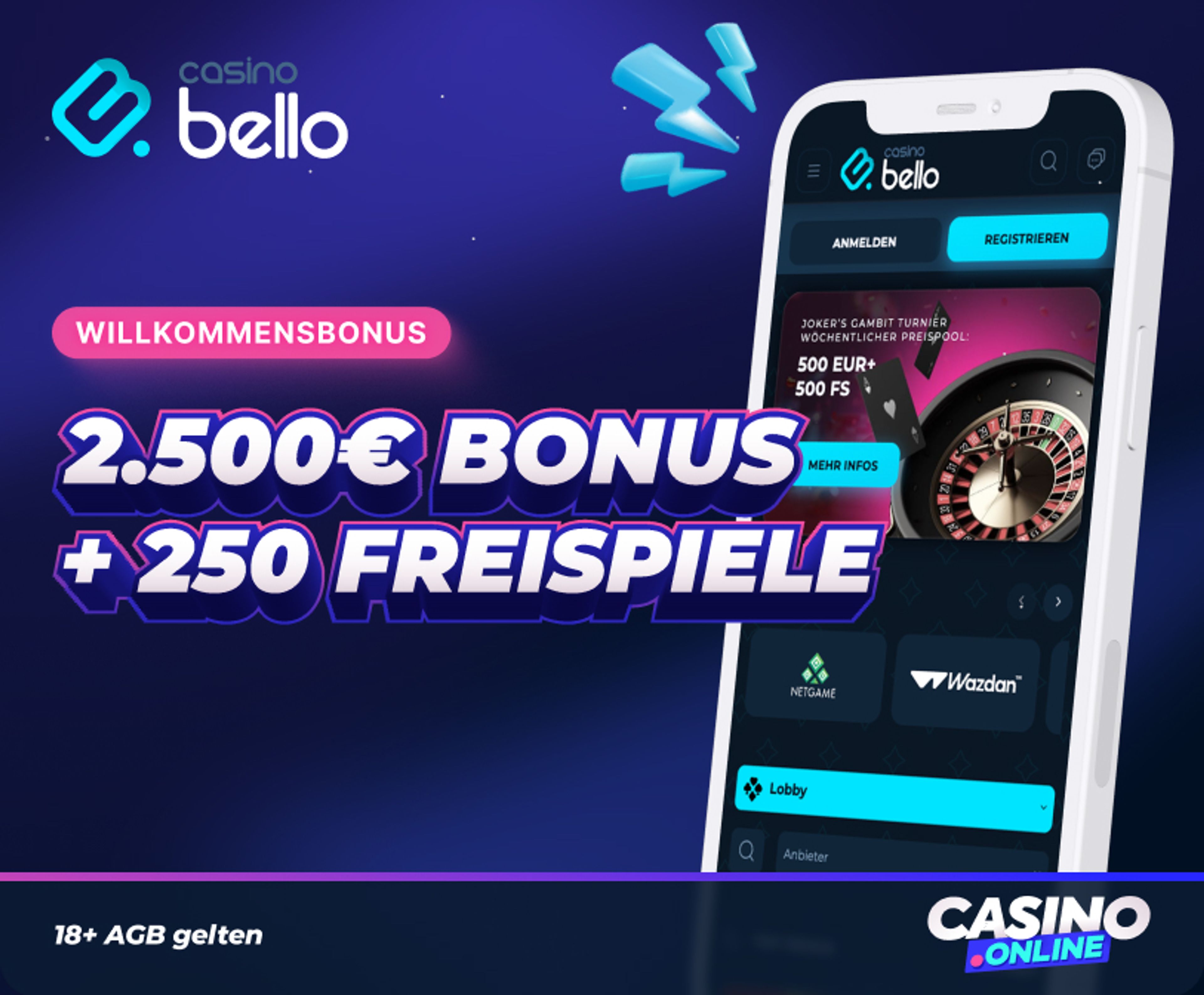 Casinobello Willkommensbonus