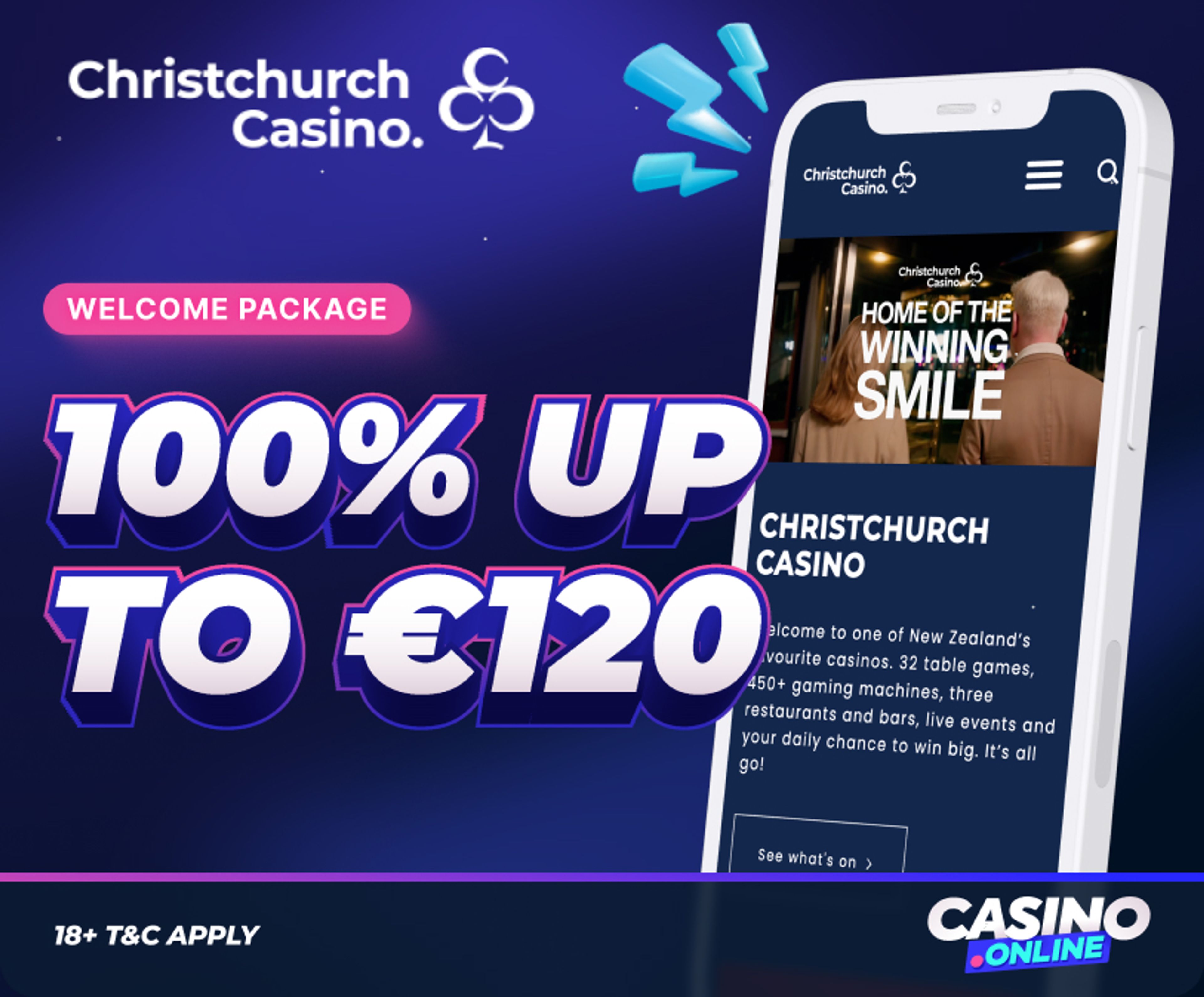 Christchurch Casino Welcome Bonus