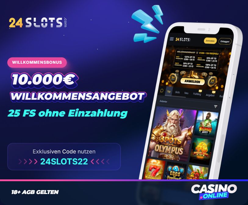 24Slots Willkommensbonus