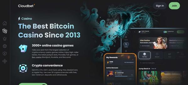 Cloudbet desktop screenshot 1