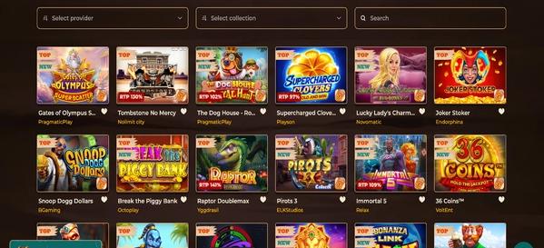 SmokAce Casino Desktop Slots 