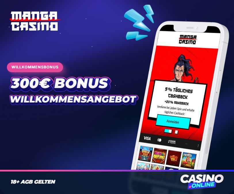 Manga Casino Willkommensbonus