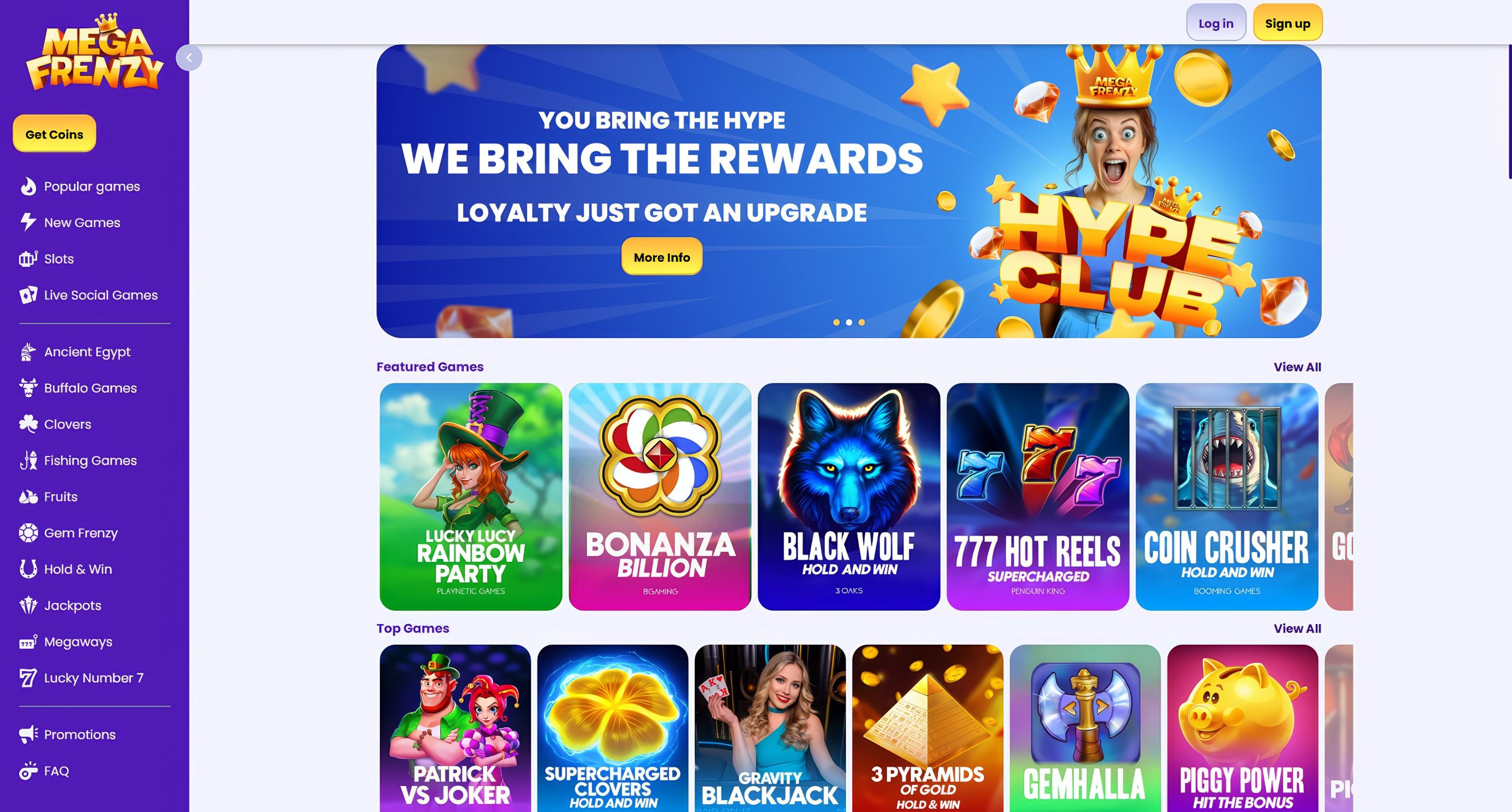 Mega Frenzy desktop screenshot 1