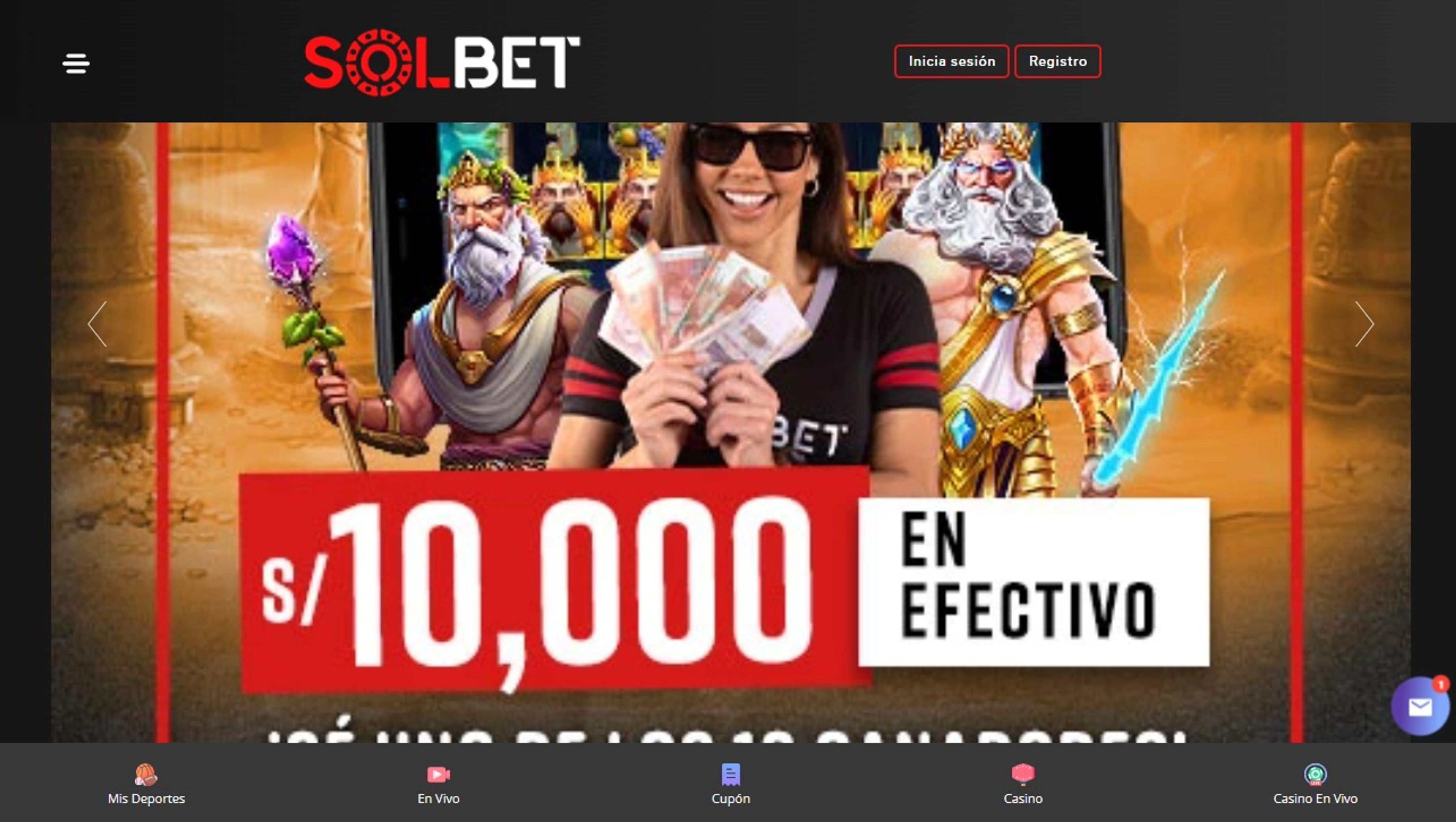 Solbet desktop screenshot 1