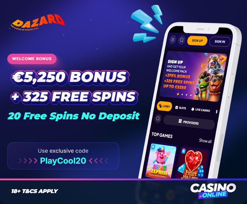Dazard Casino Welcome Bonus