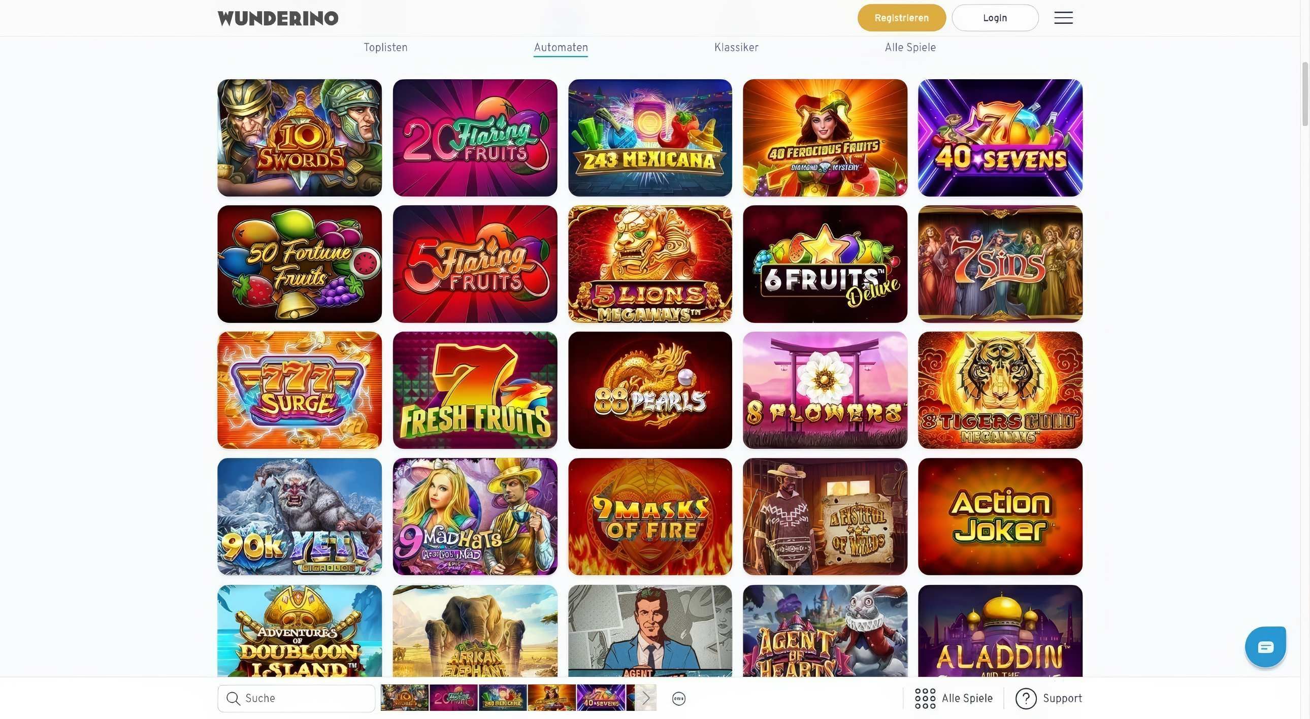 Wunderino desktop screenshot 2