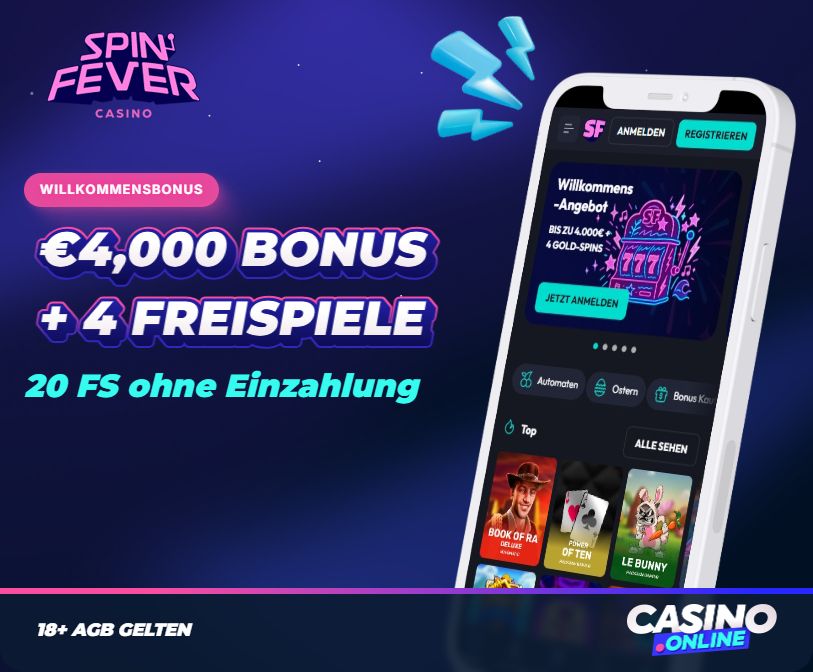 Spin Fever Willkommensbonus