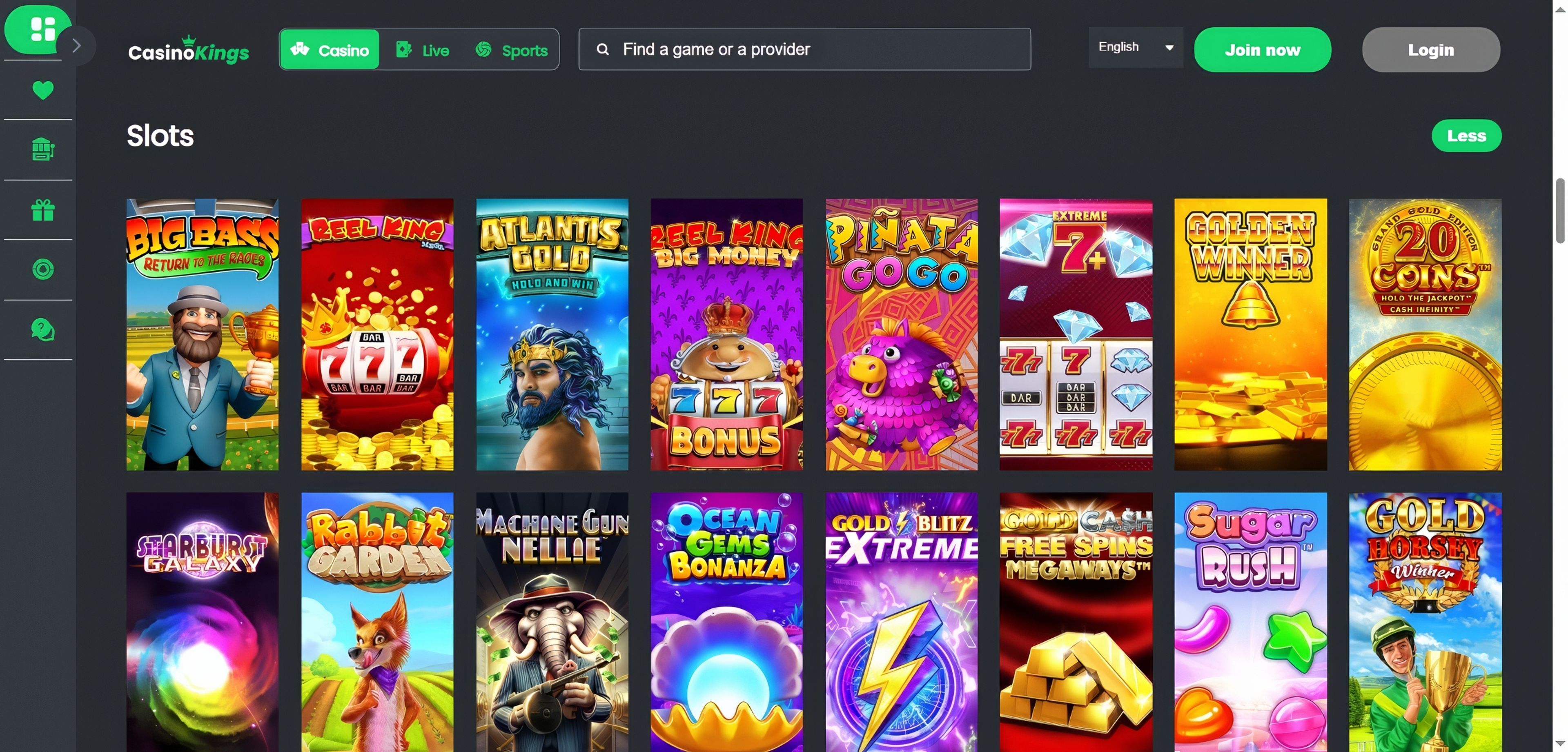 Casino Kings desktop screenshot 2