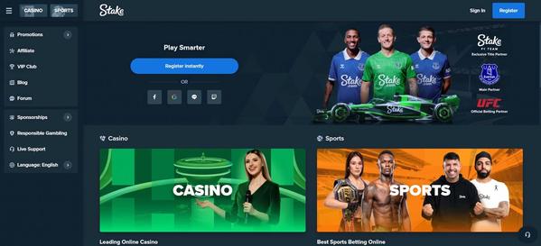 Stake.com desktop screenshot 1