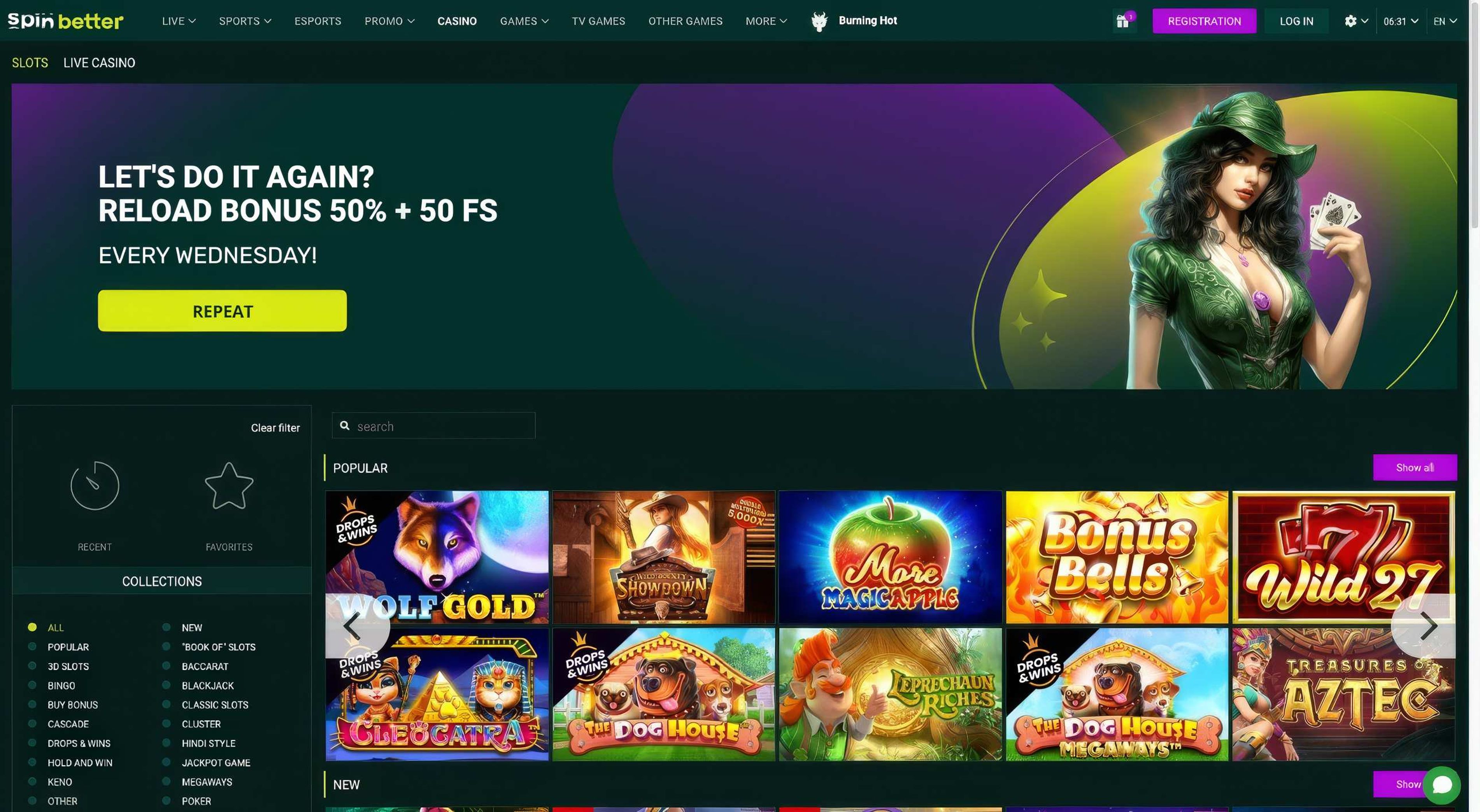 SpinBetter desktop screenshot 1