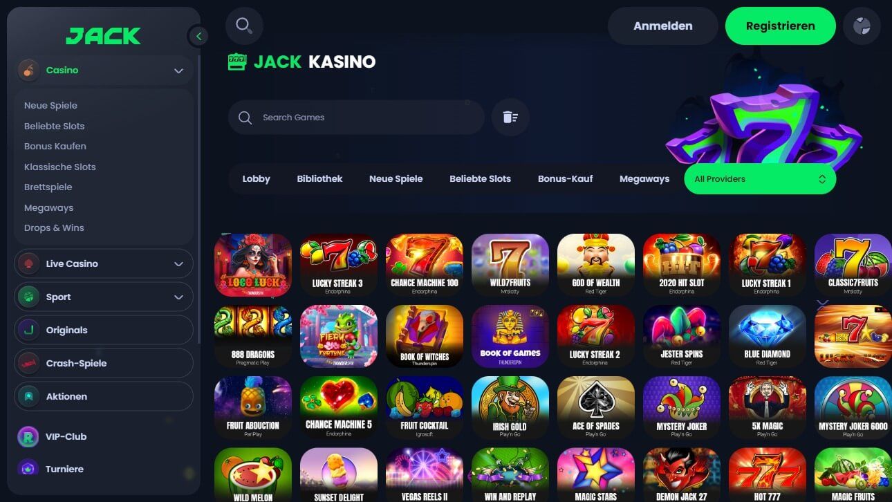 Jack.com desktop screenshot 2