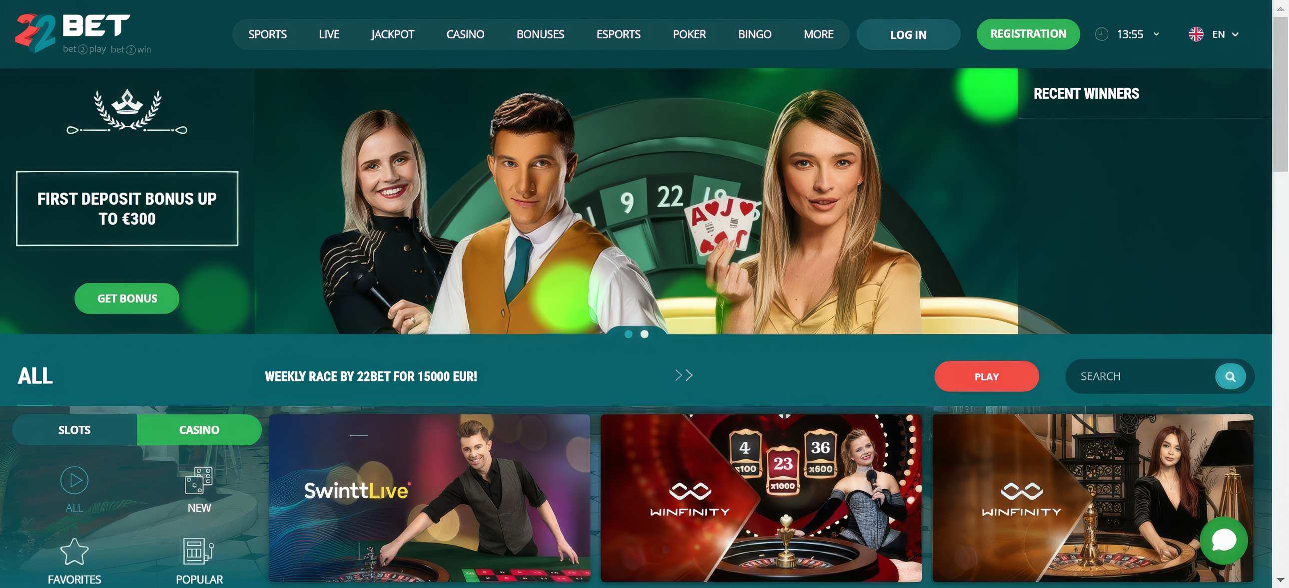 22Bet Casino