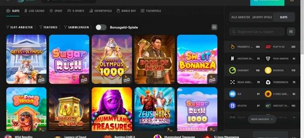 Drip Casino desktop screenshot 2