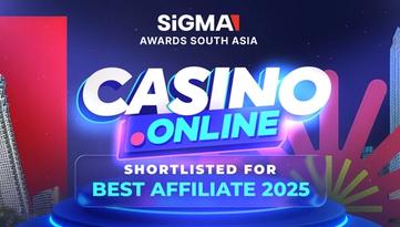 Casino.online Shortlisted for Best Affiliate 2025 at SiGMA