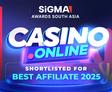 Casino.online Shortlisted for Best Affiliate 2025 at SiGMA
