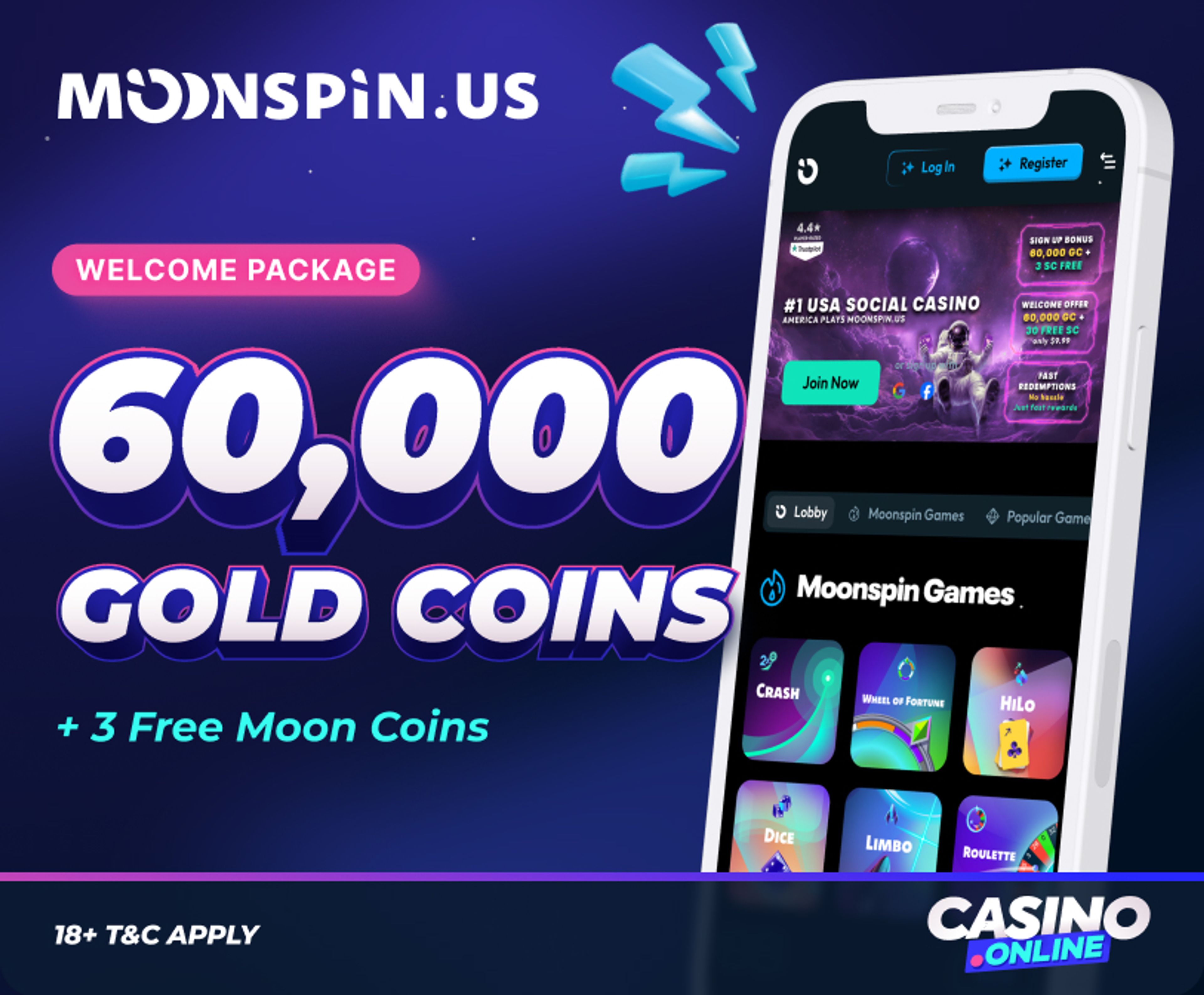 moonspin casino welcome offer