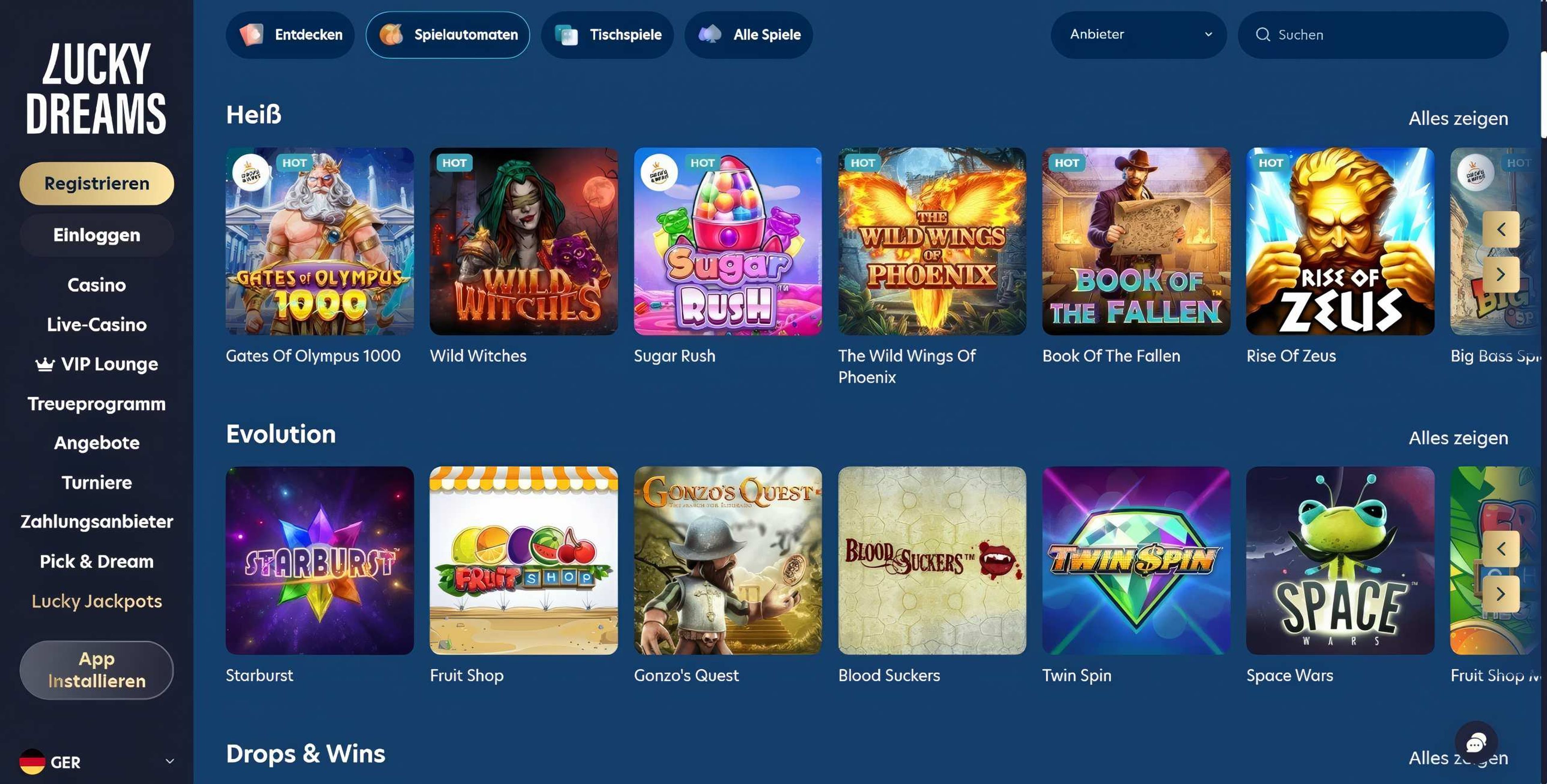 Lucky Dreams desktop screenshot 2