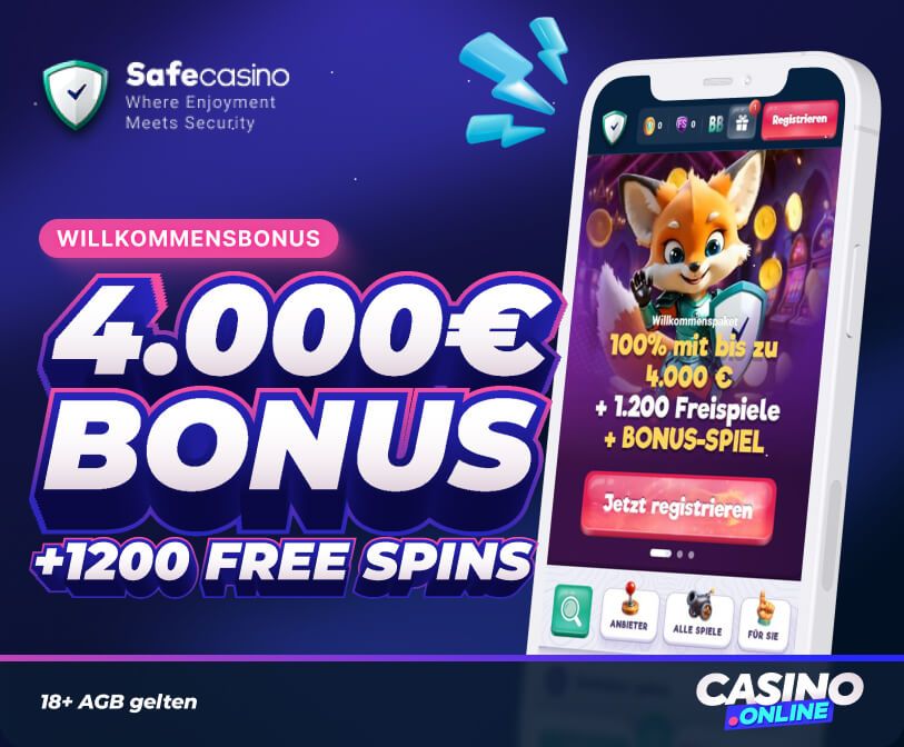 SafeCasino Willkommenspaket