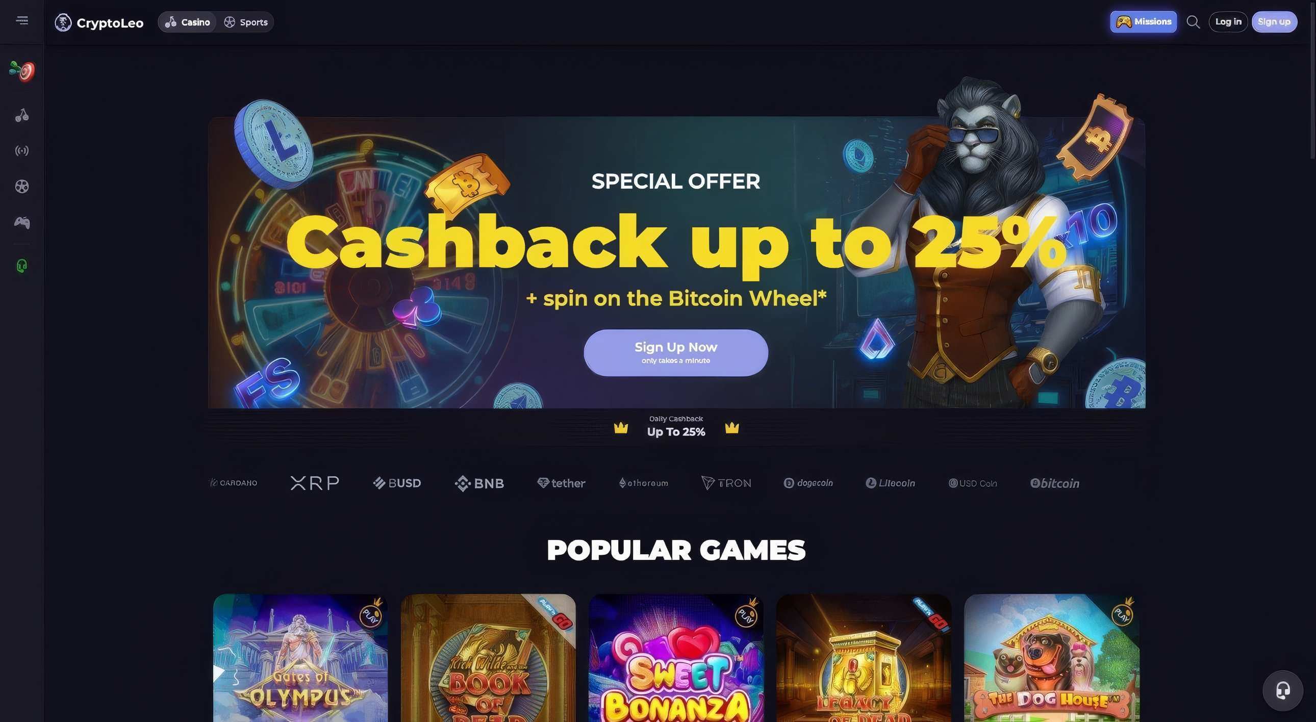 CryptoLeo desktop screenshot 1