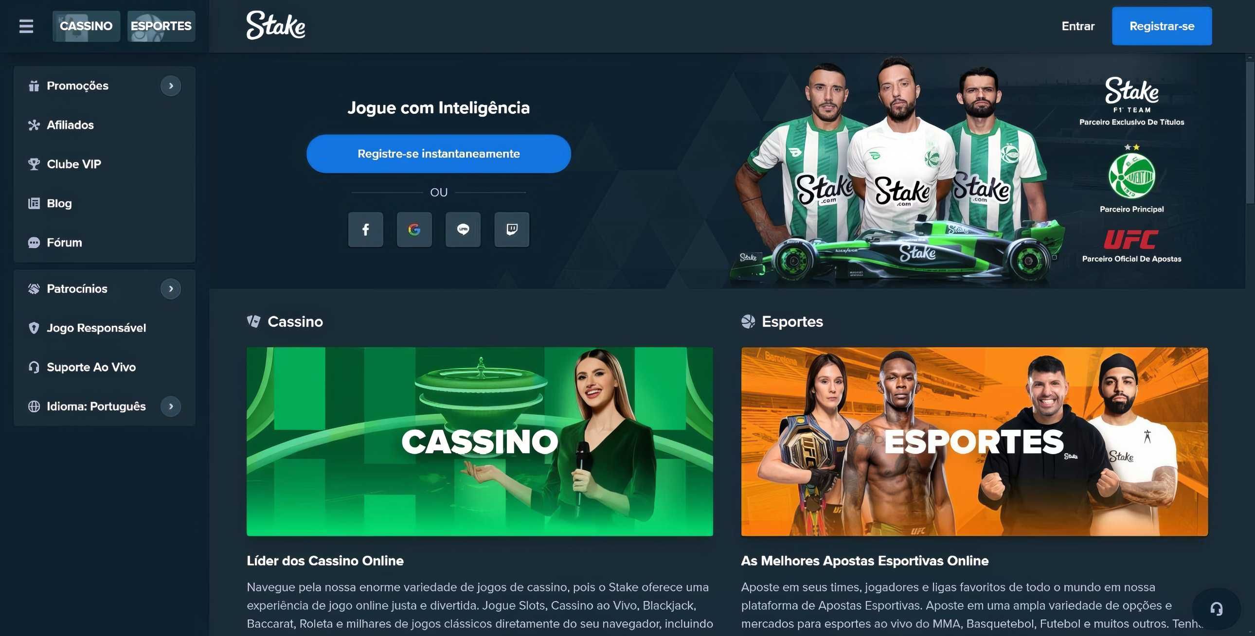 Stake.com desktop screenshot 1