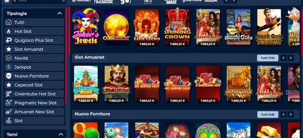 Quigioco Casino Slots Desktop