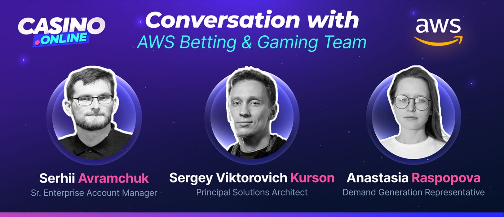 Exclusive Conversation with AWS Betting & Gaming Team