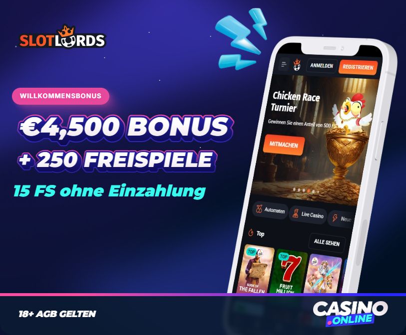 SlotLords Casino Willkommensbonus