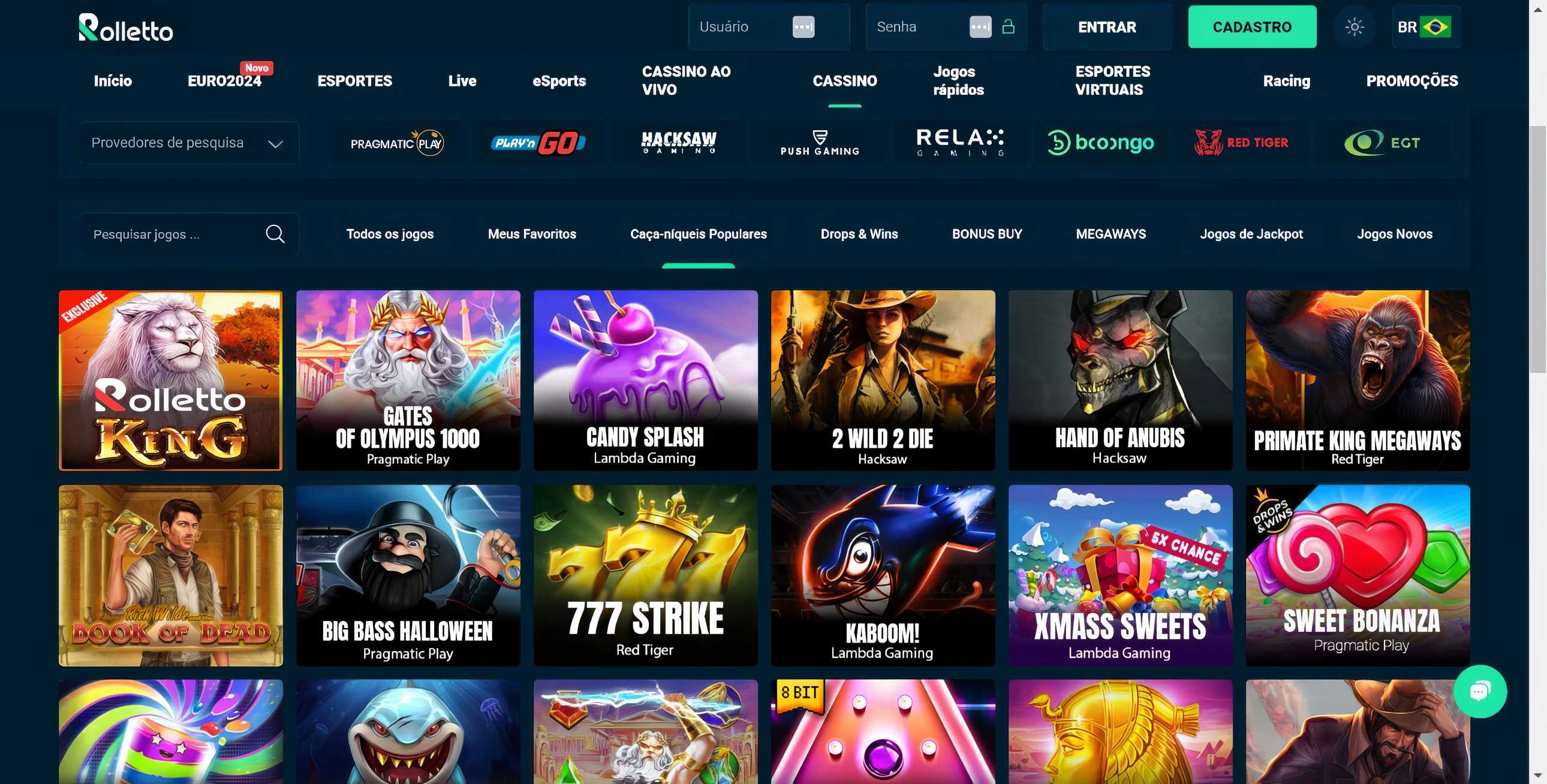 Rolletto Cassino Slots