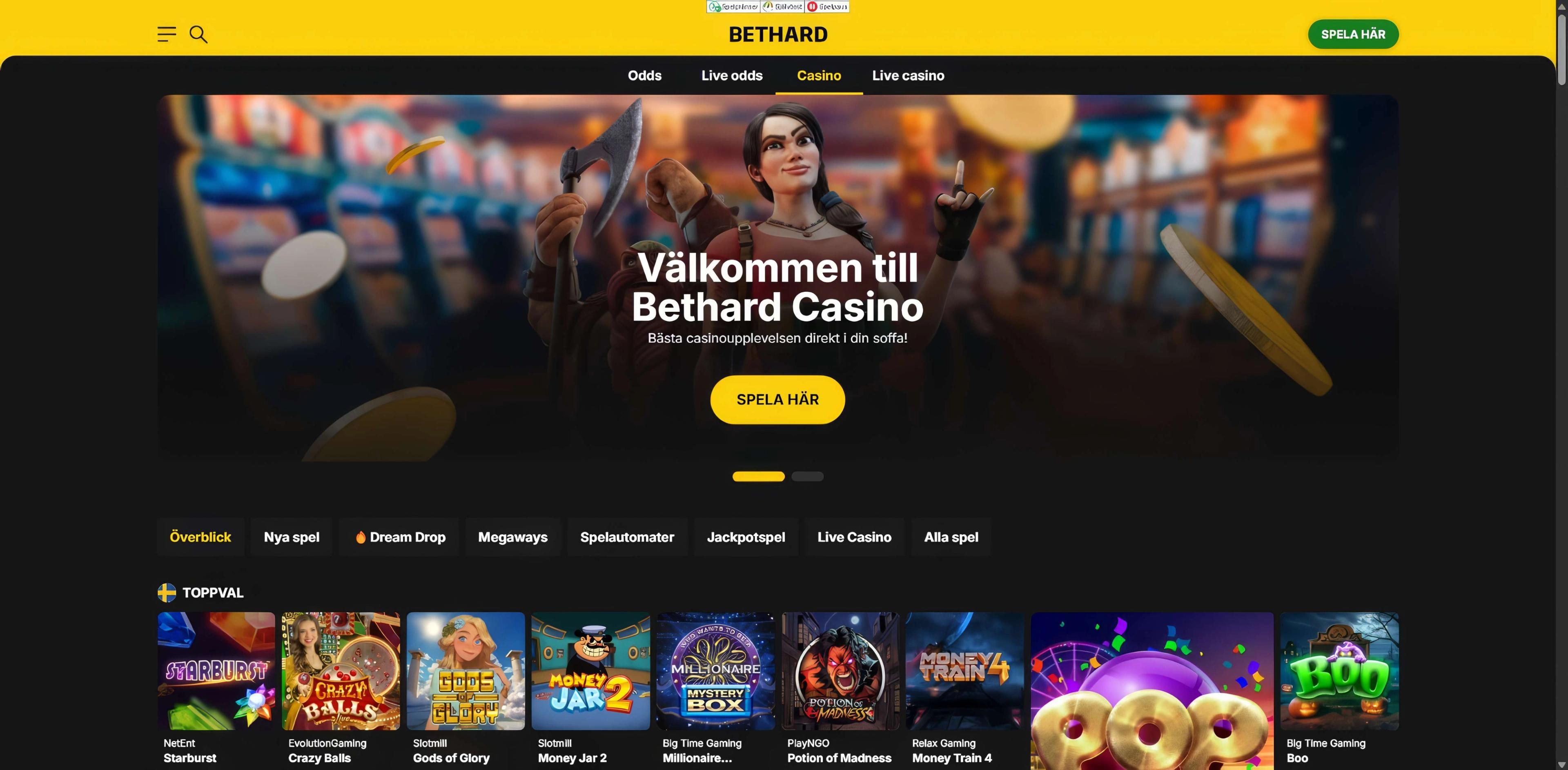 Bethard desktop screenshot 2