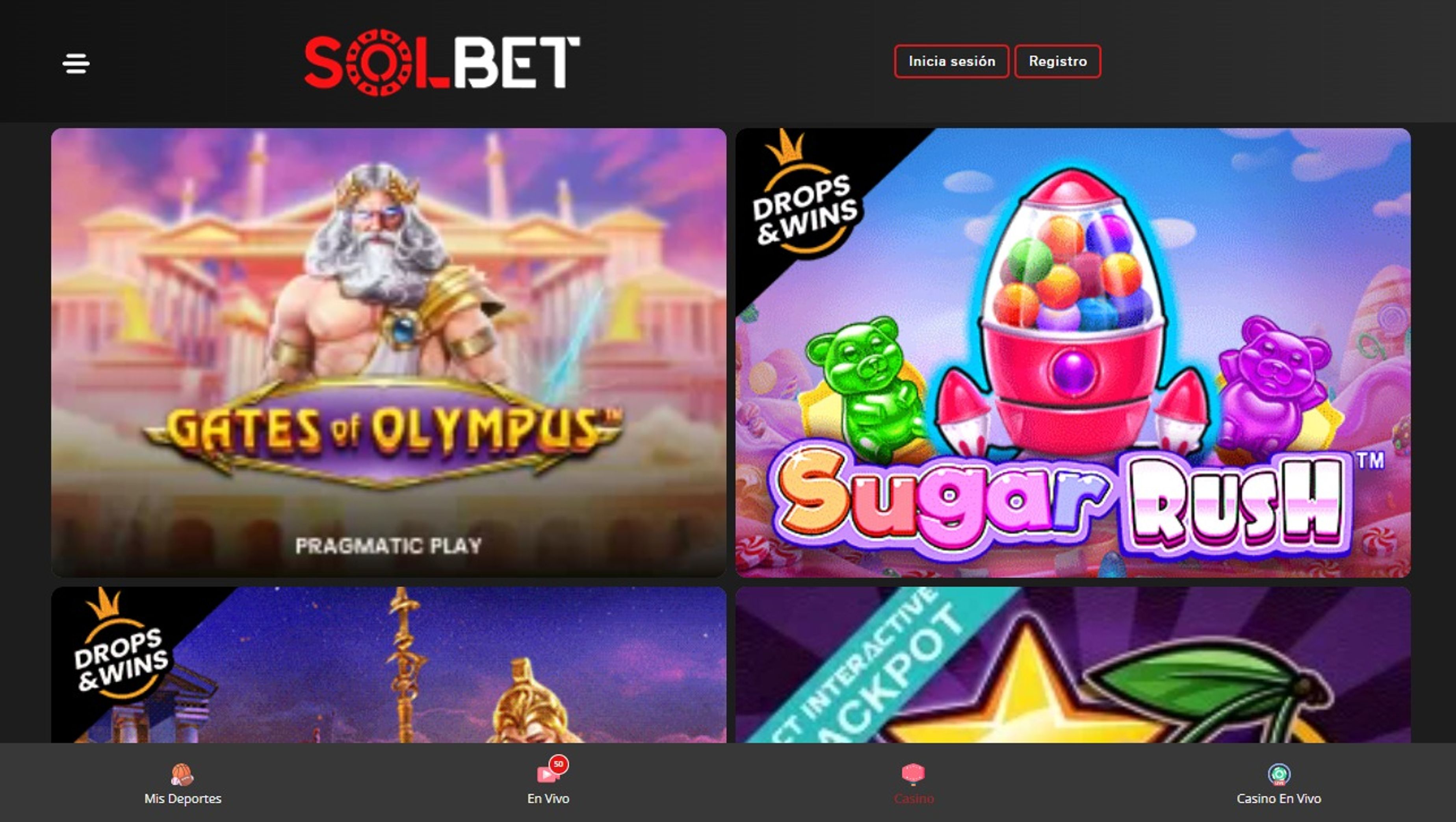 Solbet desktop screenshot 2