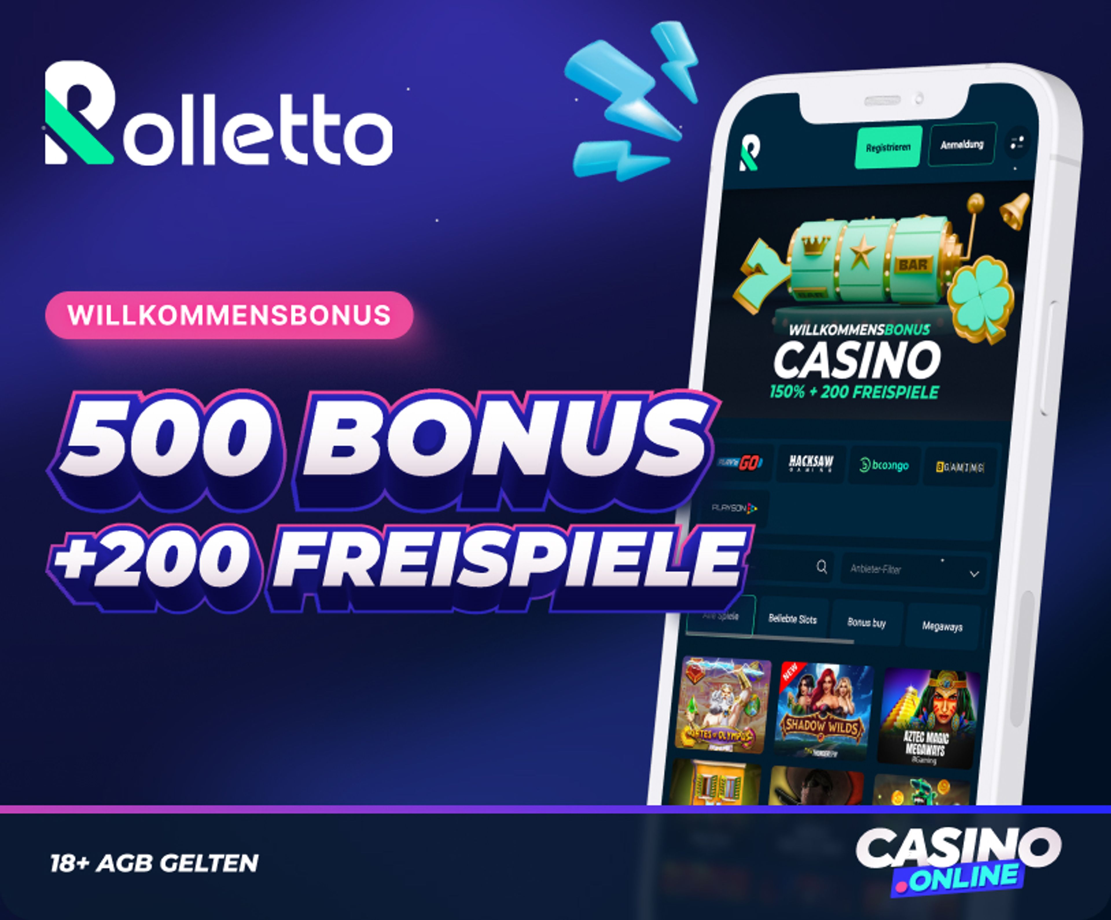 Rolletto Willkommensbonus