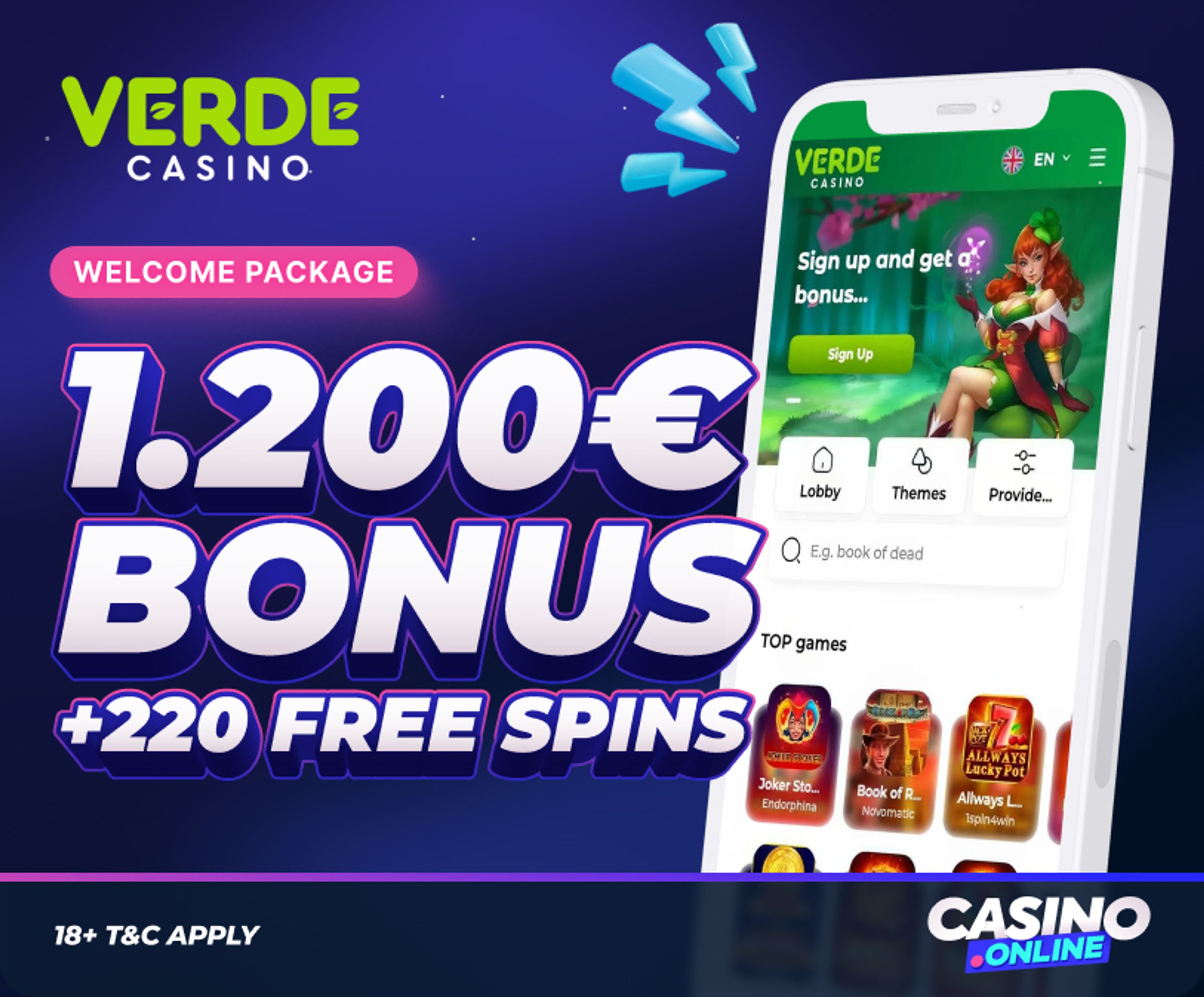 verde casino welcome offer