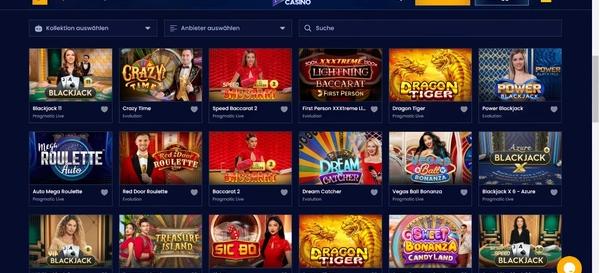 Trino Casino desktop screenshot 2