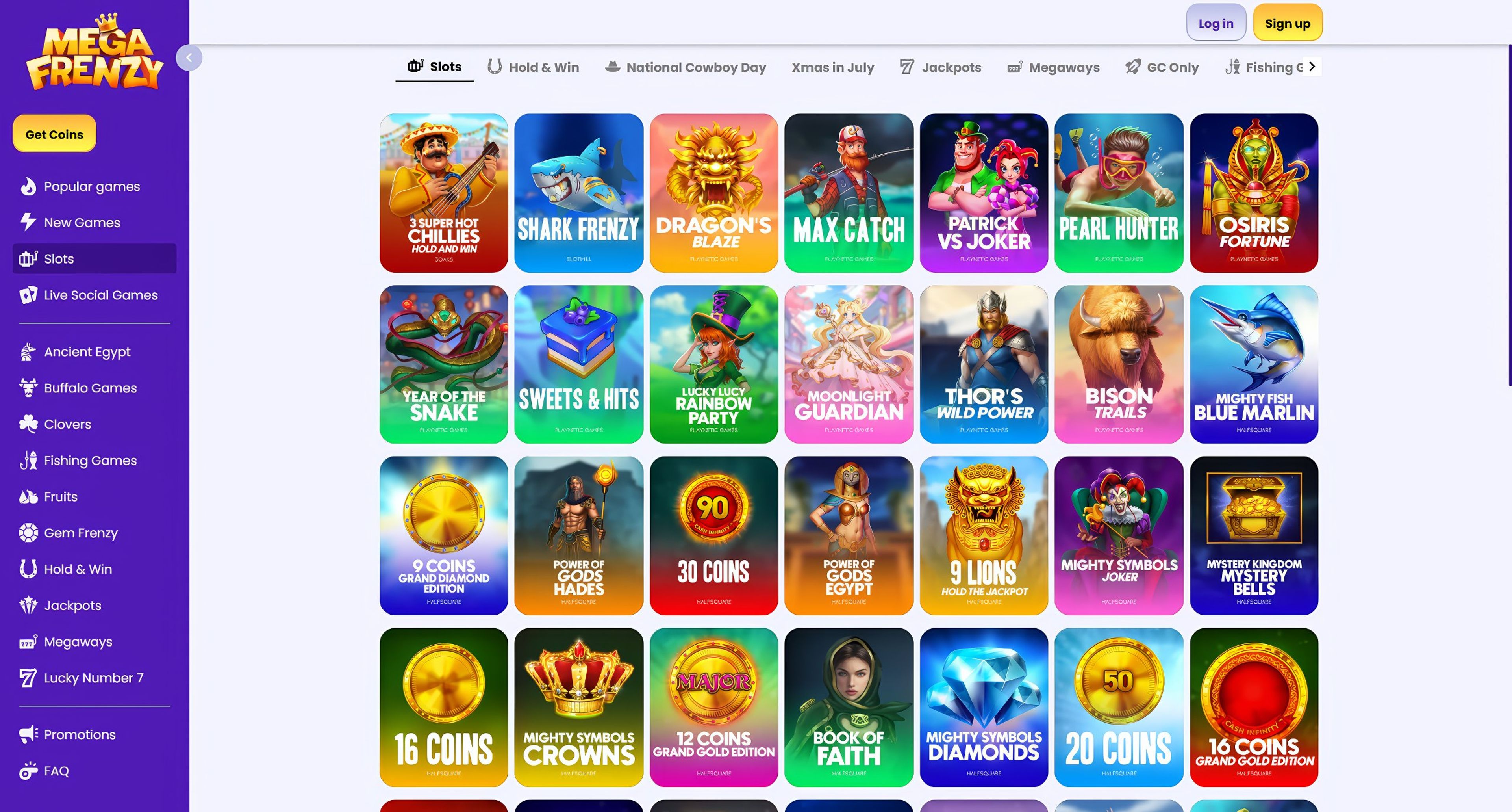 Mega Frenzy desktop screenshot 2