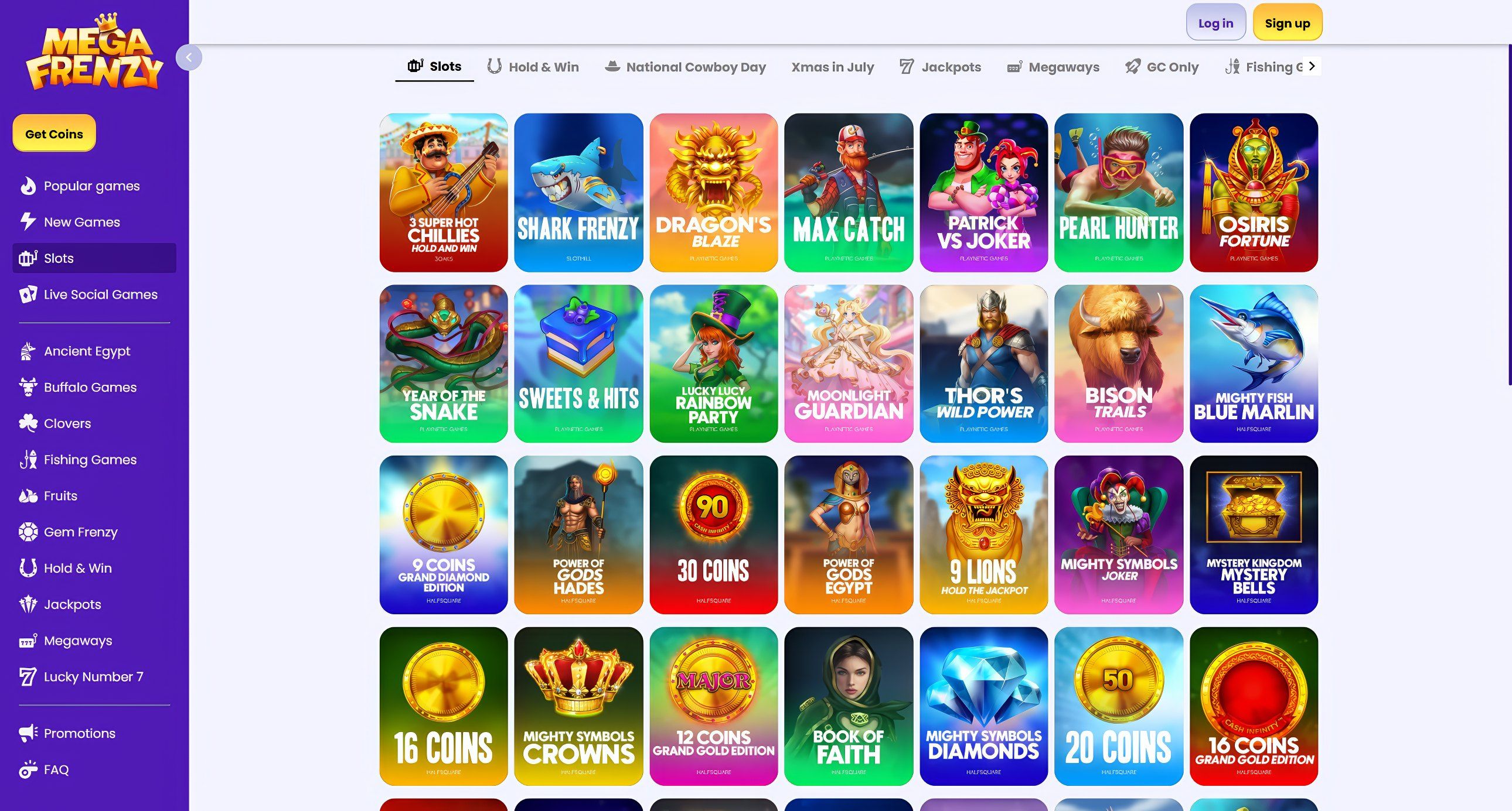 Mega Frenzy desktop screenshot 2