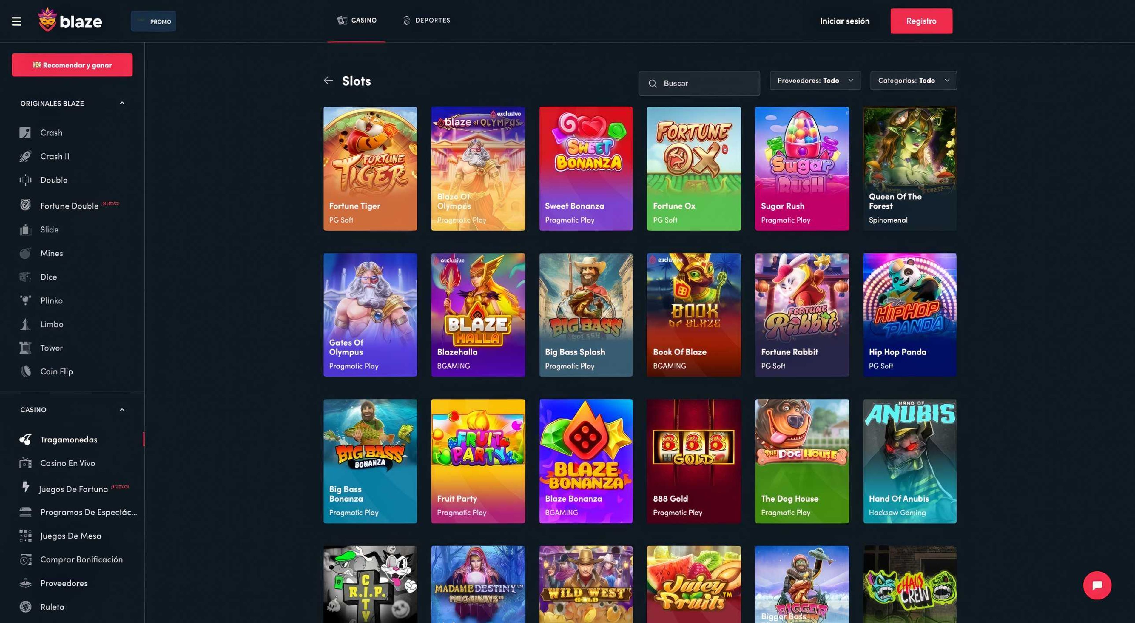 Blaze desktop screenshot 2