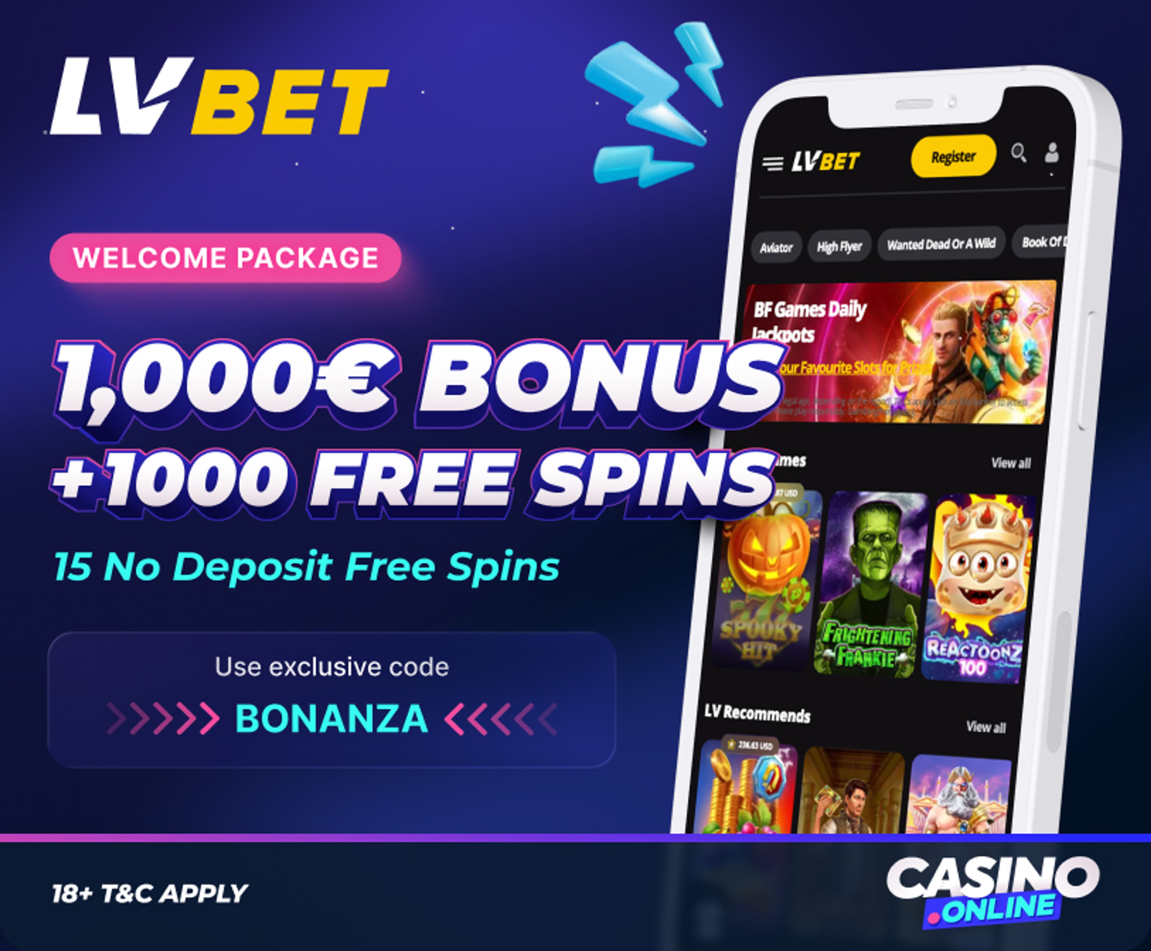 lvbet casino welcome offer