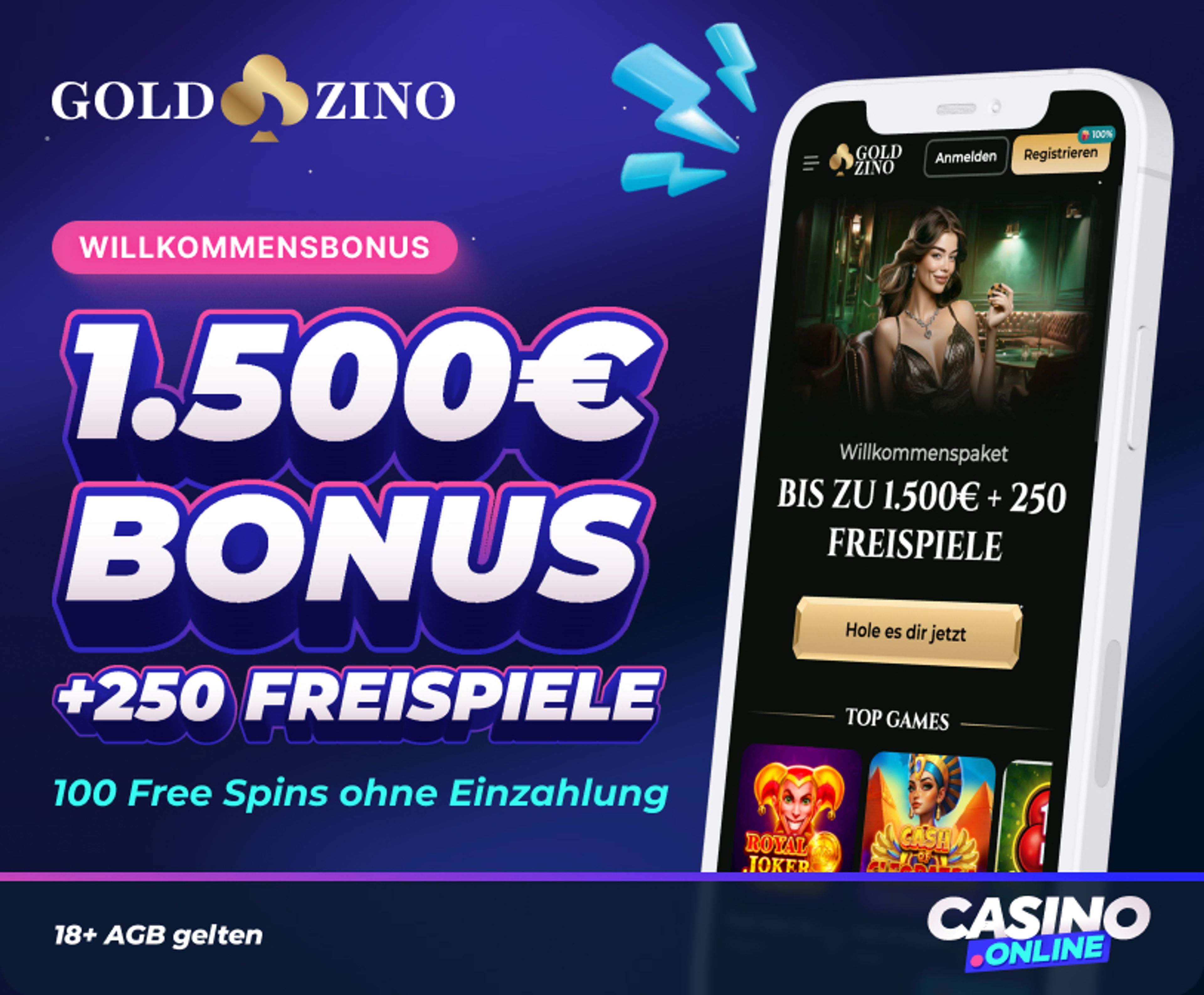 Goldzino Casino Willkommensbonus