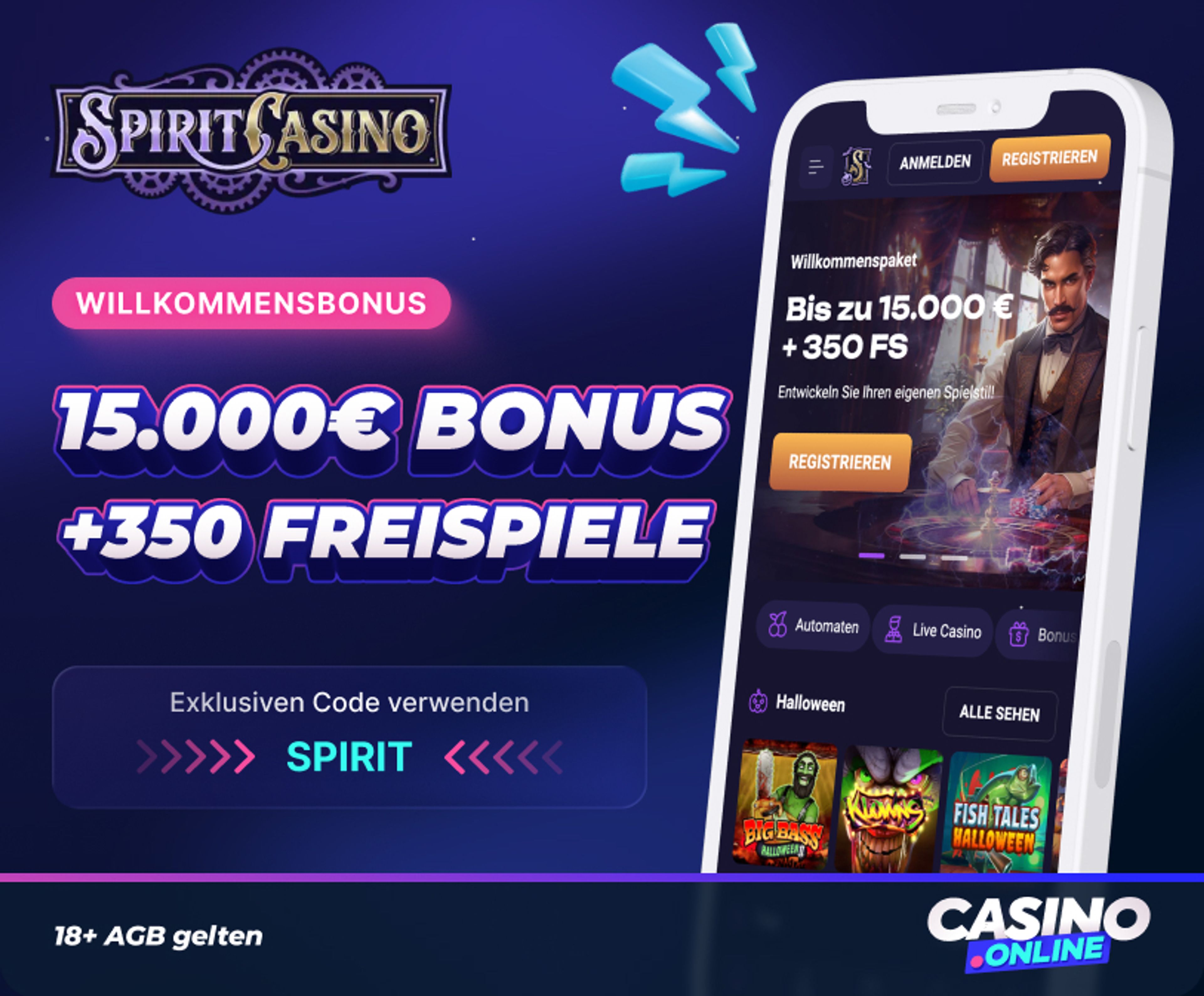Spirit Casino Willkommensbonus