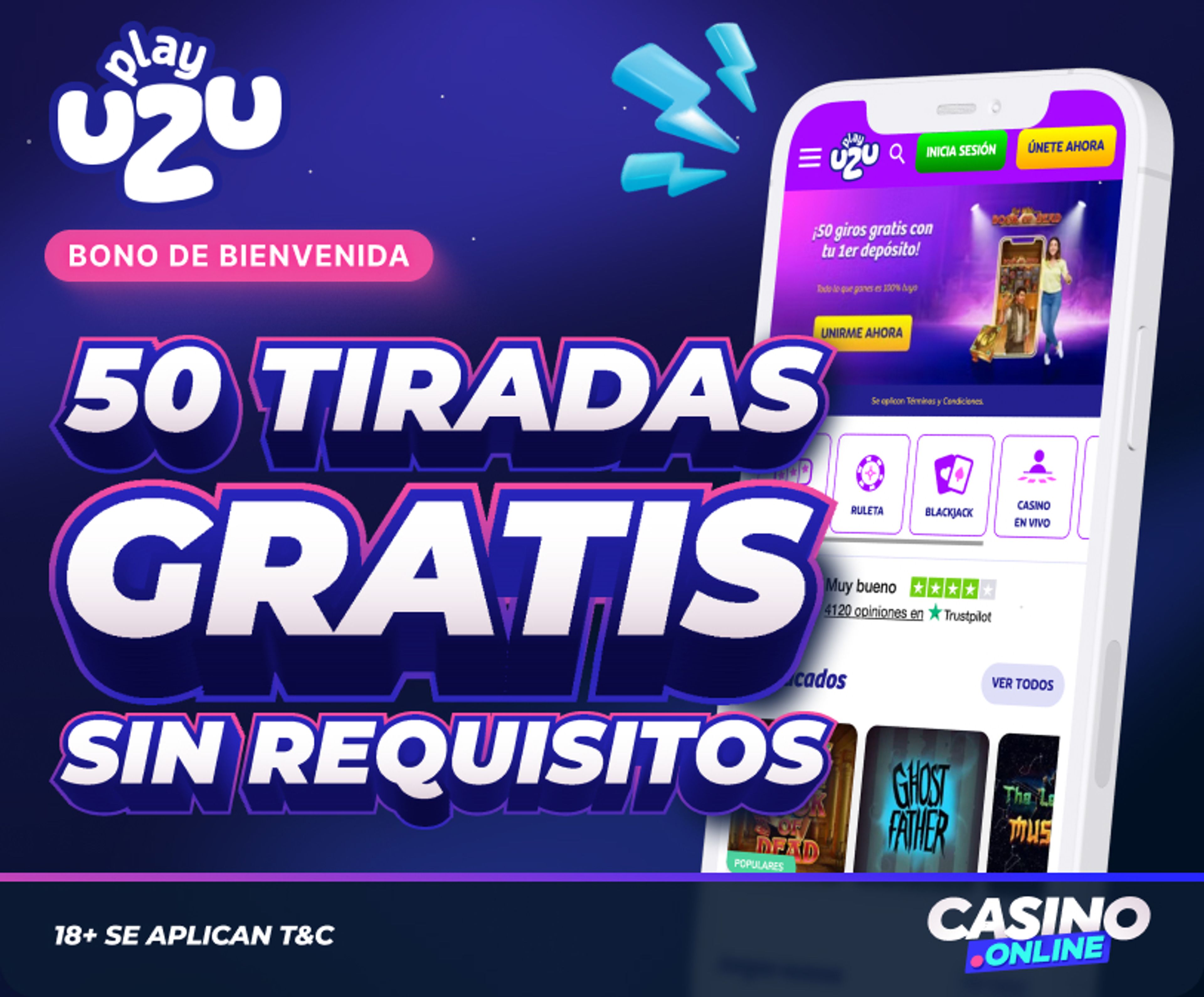 Oferta por registro de PlayUzu España.