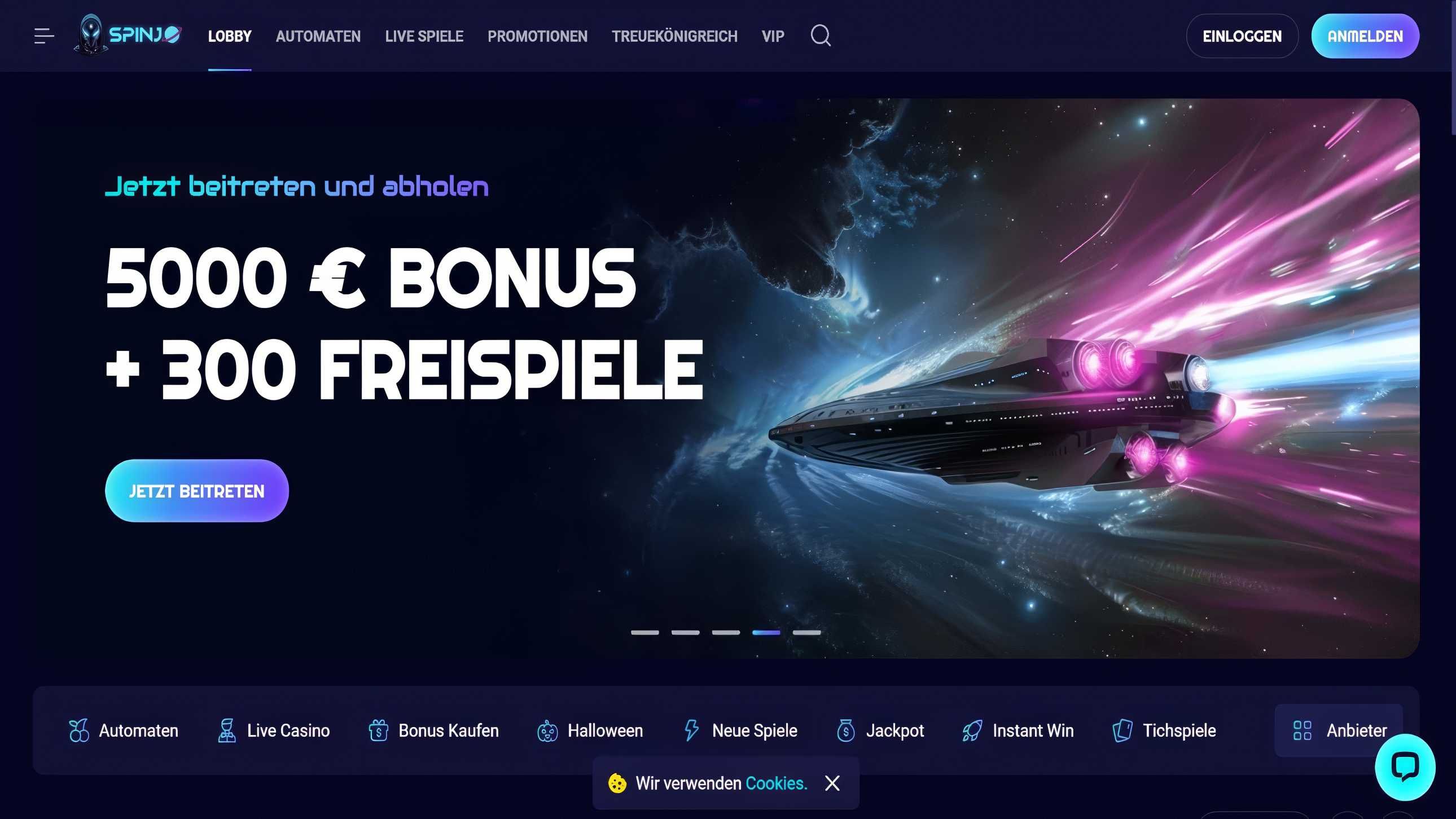 Spinjo desktop screenshot 1