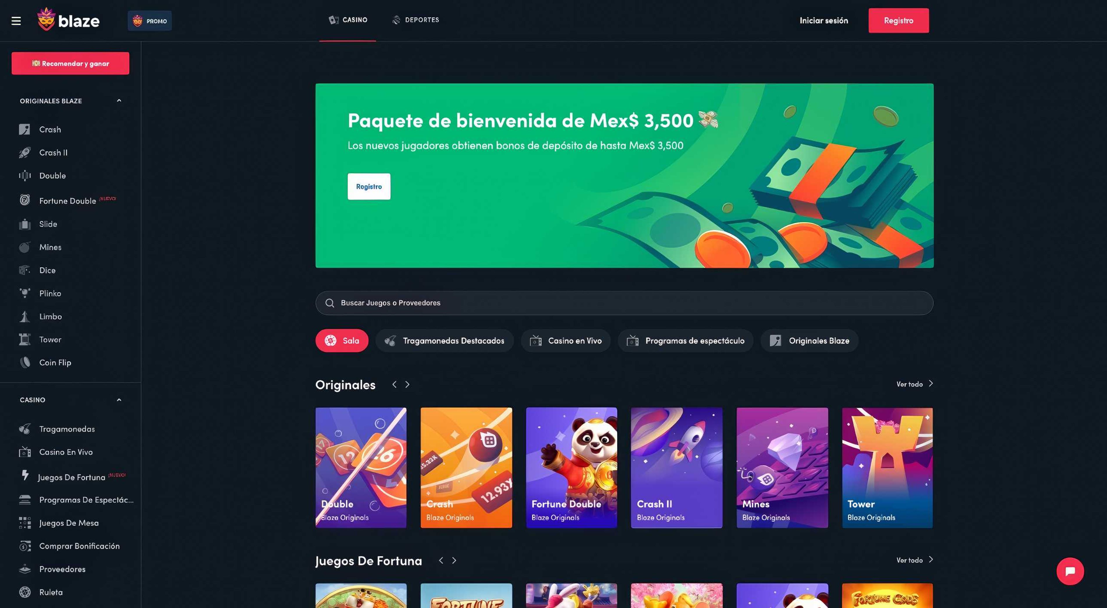 Blaze desktop screenshot 1