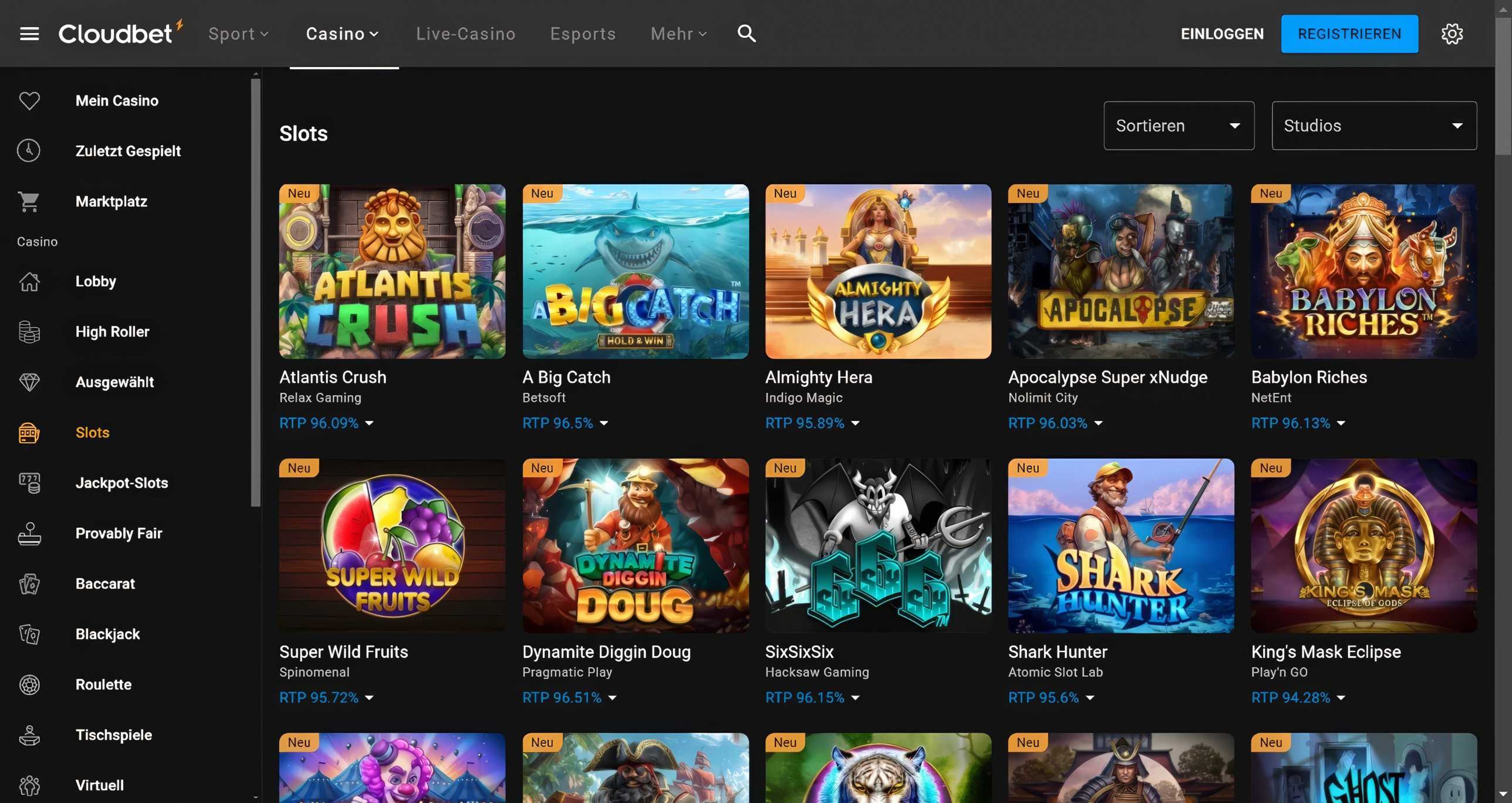 Cloudbet desktop screenshot 2