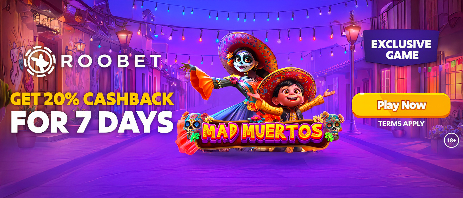 Join in on Roobet's Mad Muertos Celebration 