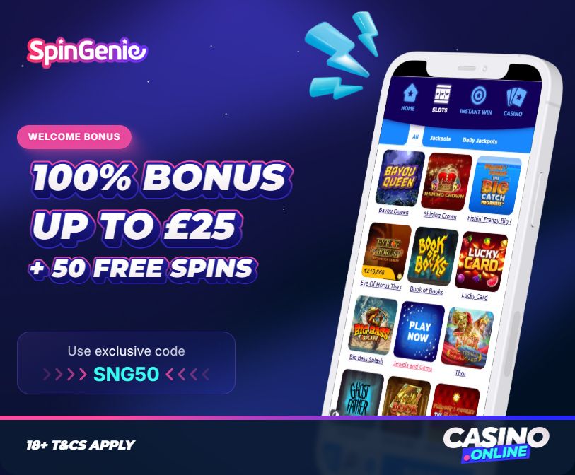 Spin Genie Casino Welcome Bonus