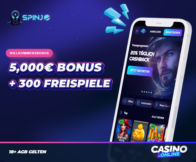 Spinjo Neukundenbonus