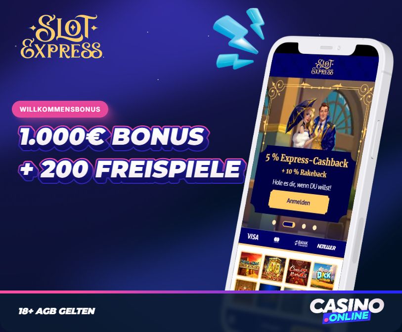 SlotExpress Casino Willkommensbonus